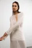 REVERSIBLE SHEER RIB-KNIT DRESS SWIM COVERUP sold by OAK AND FORT