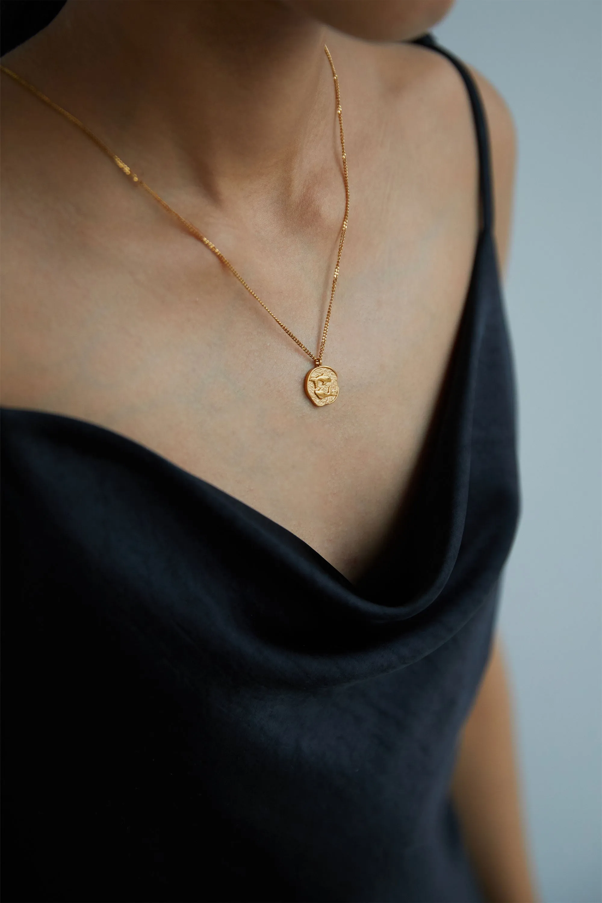 PISCES PENDANT NECKLACE sold by OAK AND FORT product image thumbnail 2