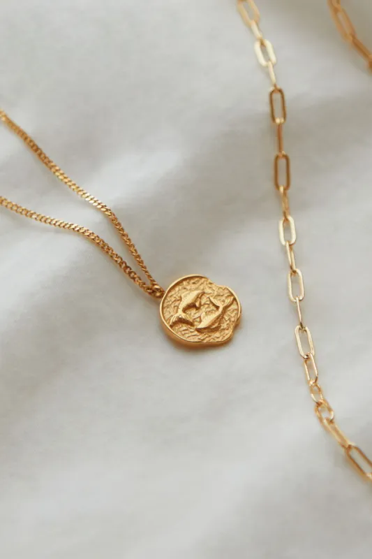 PISCES PENDANT NECKLACE sold by OAK AND FORT