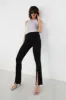 FITTED PANT WITH FRONT SLIT sold by OAK AND FORT