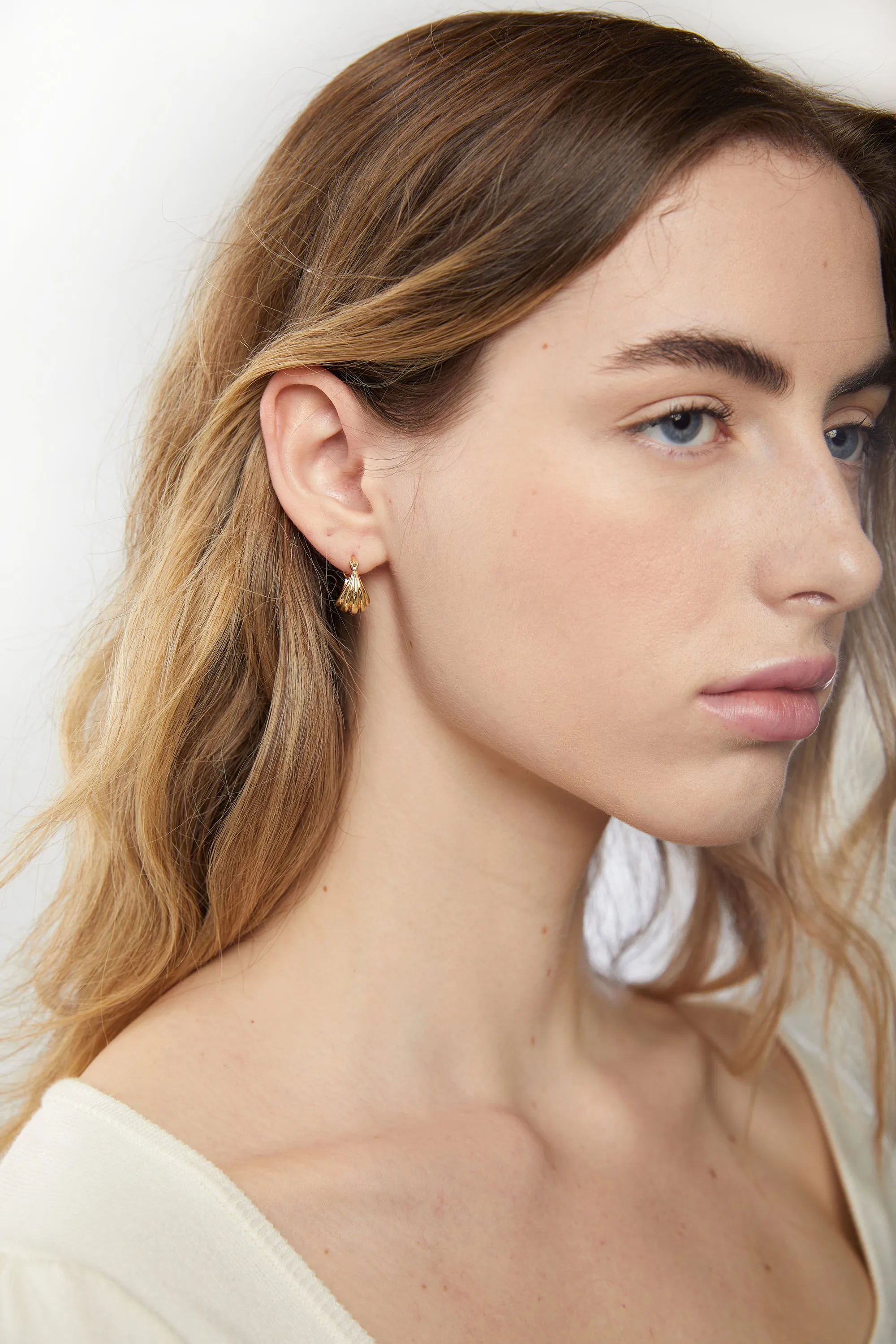 SHELL HOOPS sold by OAK AND FORT product image thumbnail 2