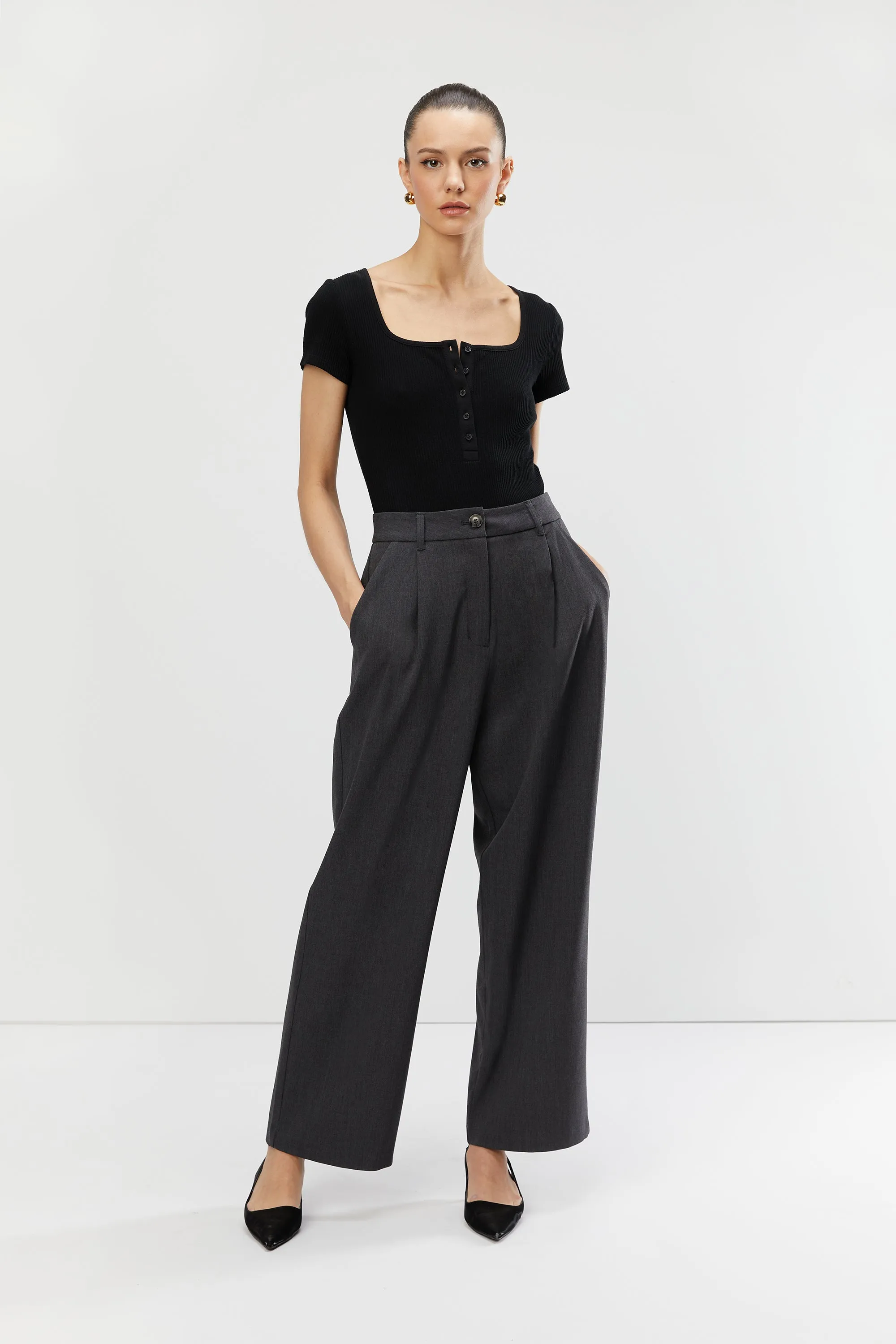 HENLEY BODYSUIT sold by OAK AND FORT product image thumbnail 3