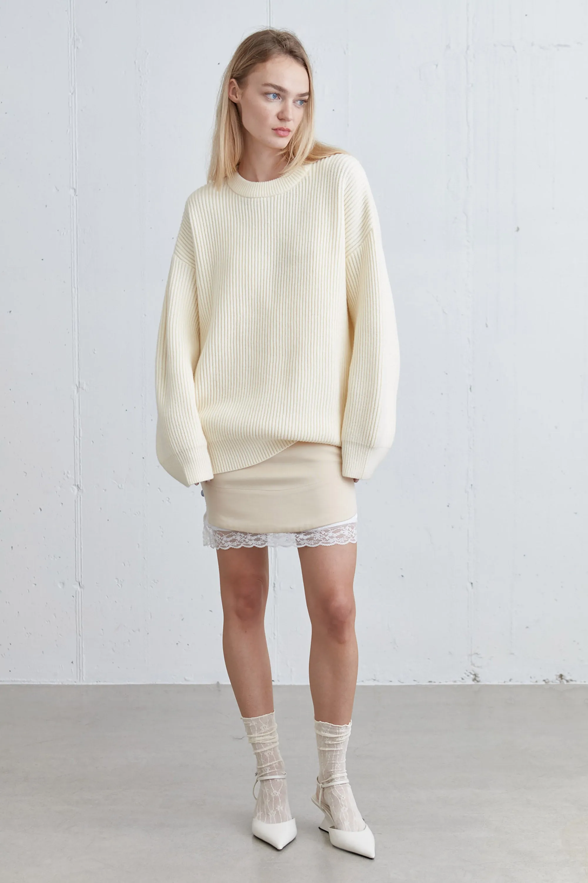 OVERSIZED CREWNECK SWEATER sold by OAK AND FORT product image thumbnail 3