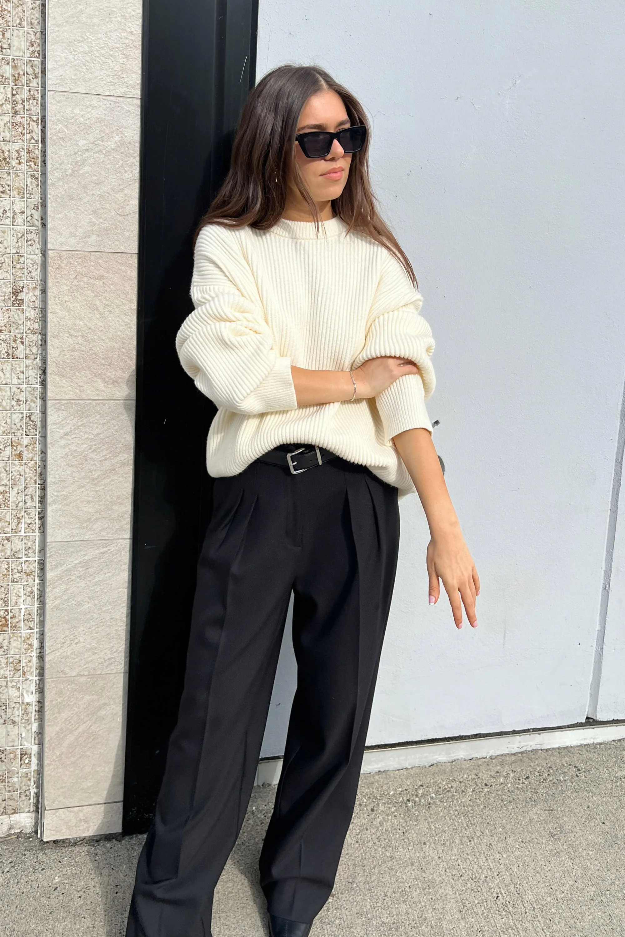 OVERSIZED CREWNECK SWEATER sold by OAK AND FORT product image thumbnail 2