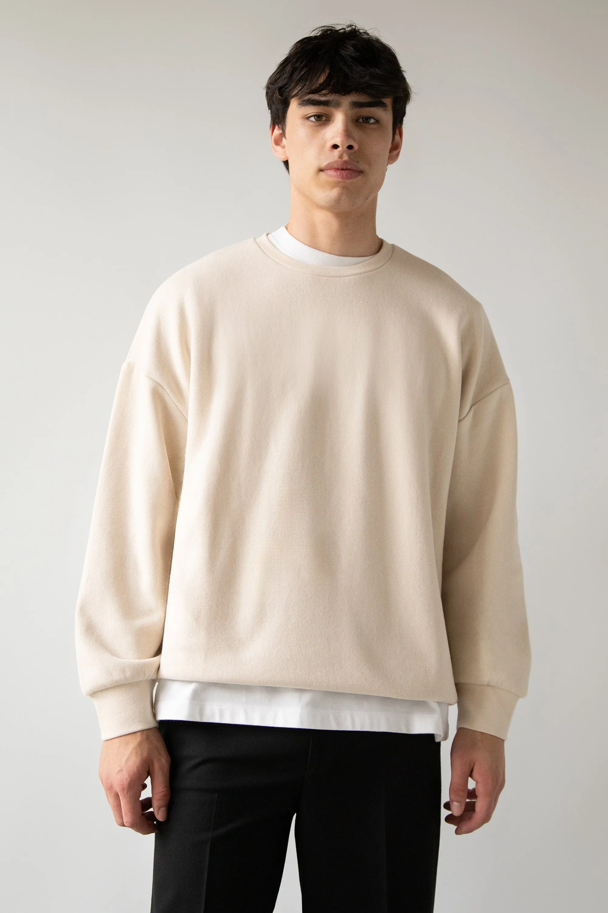KNIT CREWNECK TOP sold by OAK AND FORT