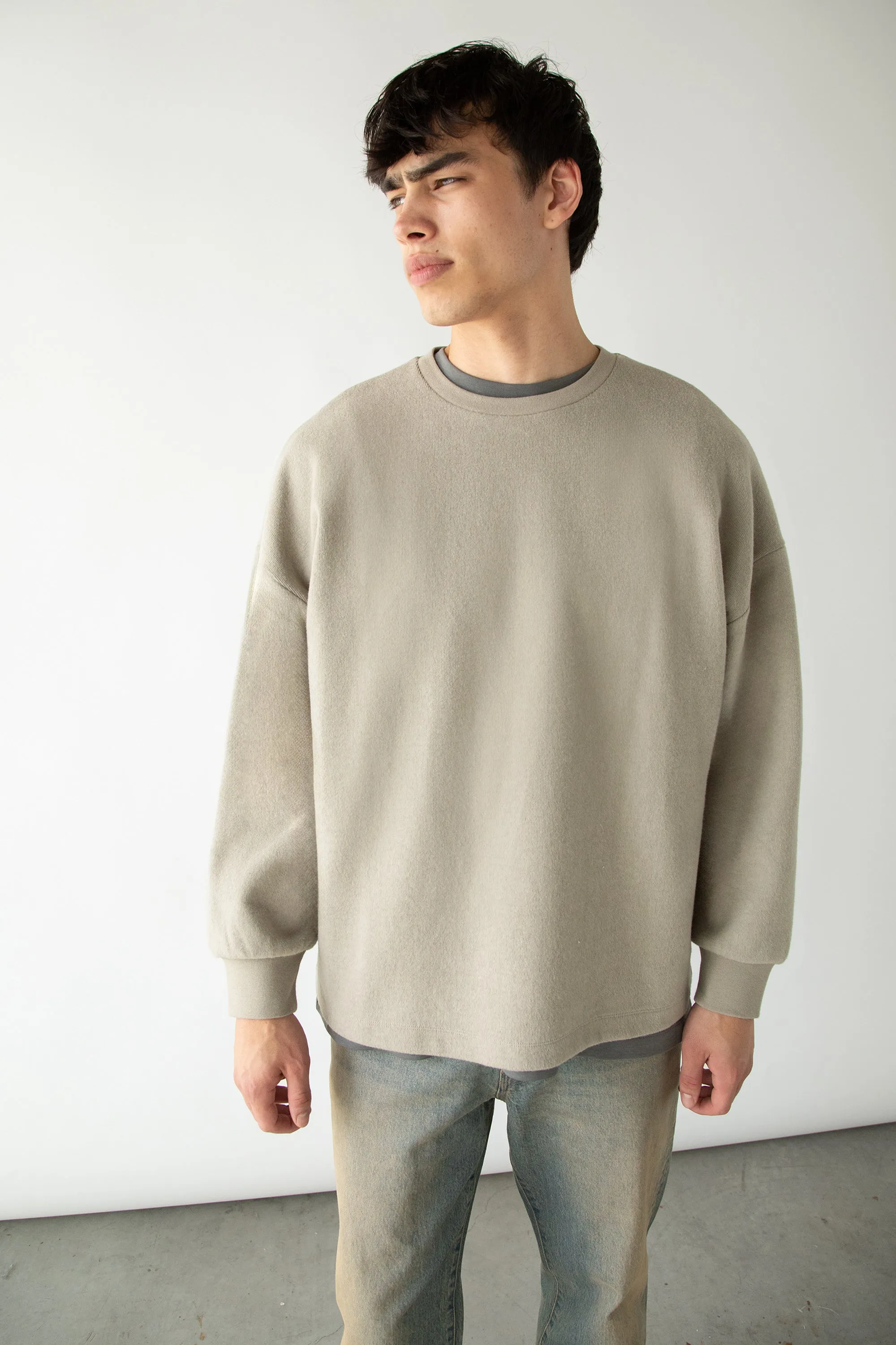 KNIT CREWNECK TOP sold by OAK AND FORT product image thumbnail 5