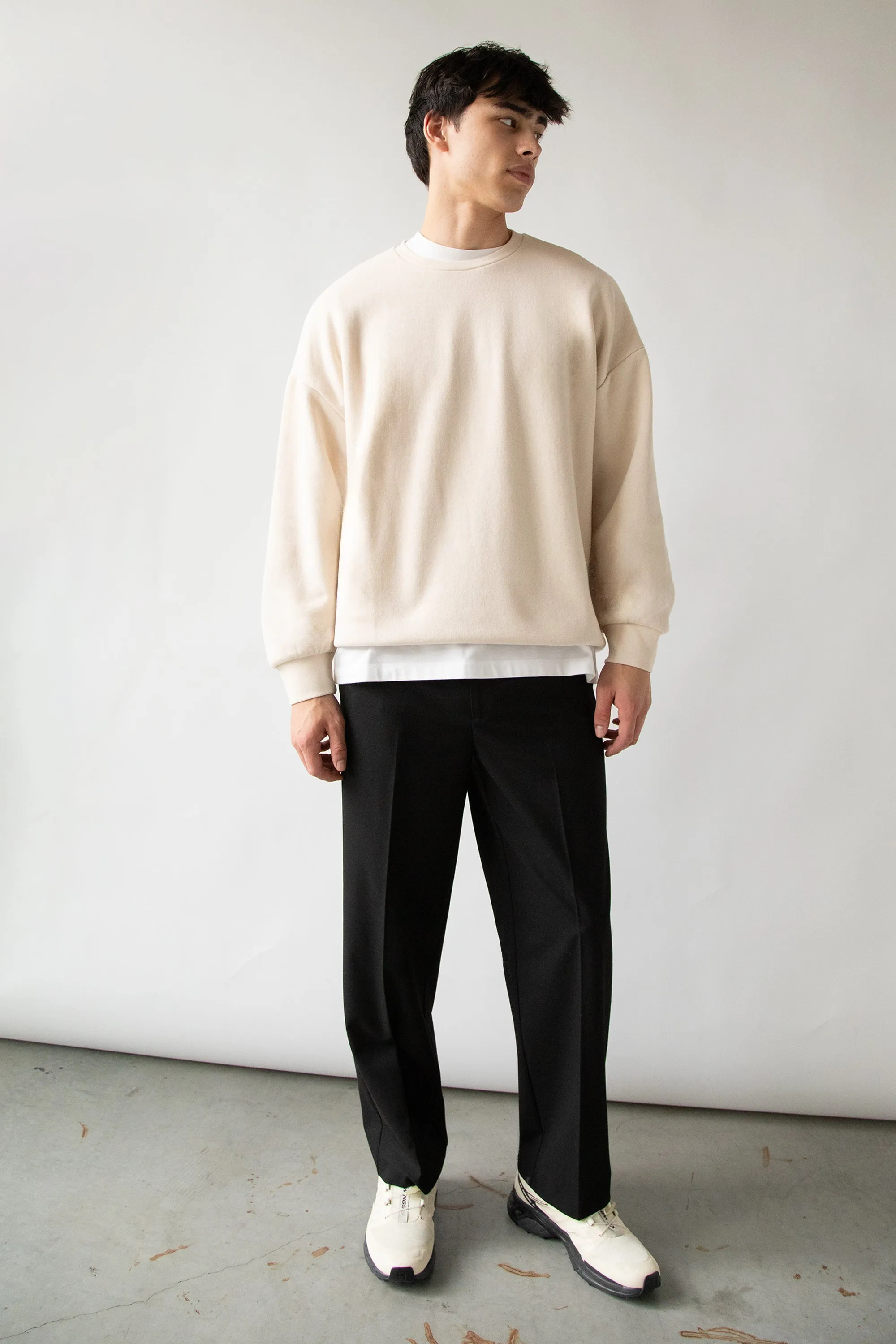 KNIT CREWNECK TOP sold by OAK AND FORT product image thumbnail 3