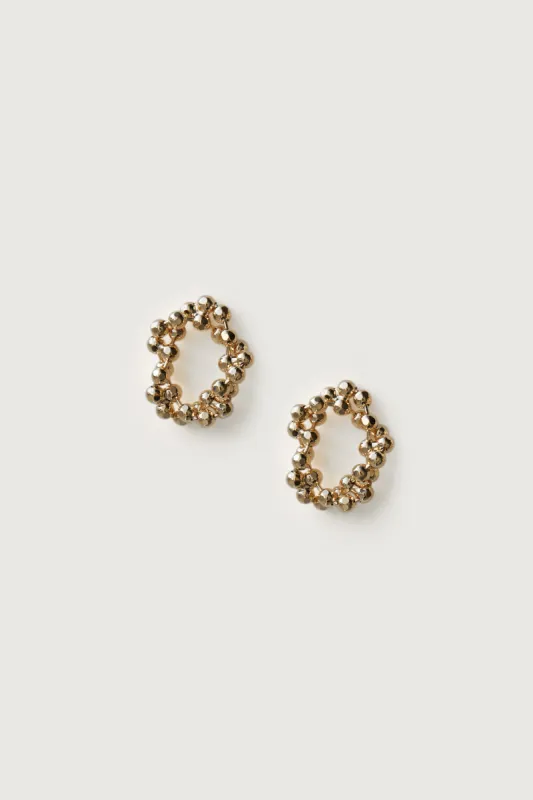GOLD CIRCULAR EARRINGS sold by OAK AND FORT