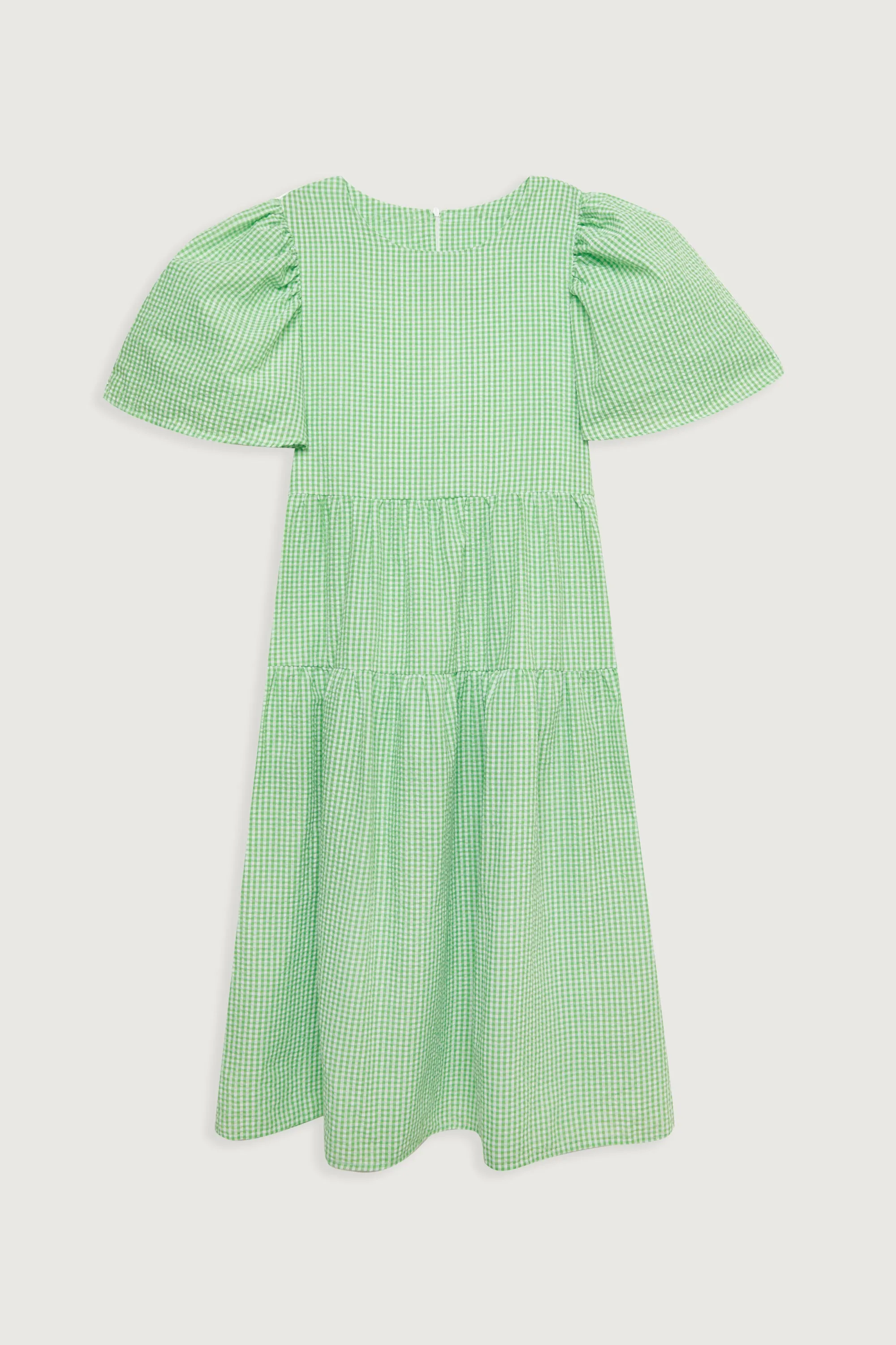 OVERSIZED GINGHAM MIDI DRESS sold by OAK AND FORT product image thumbnail 4