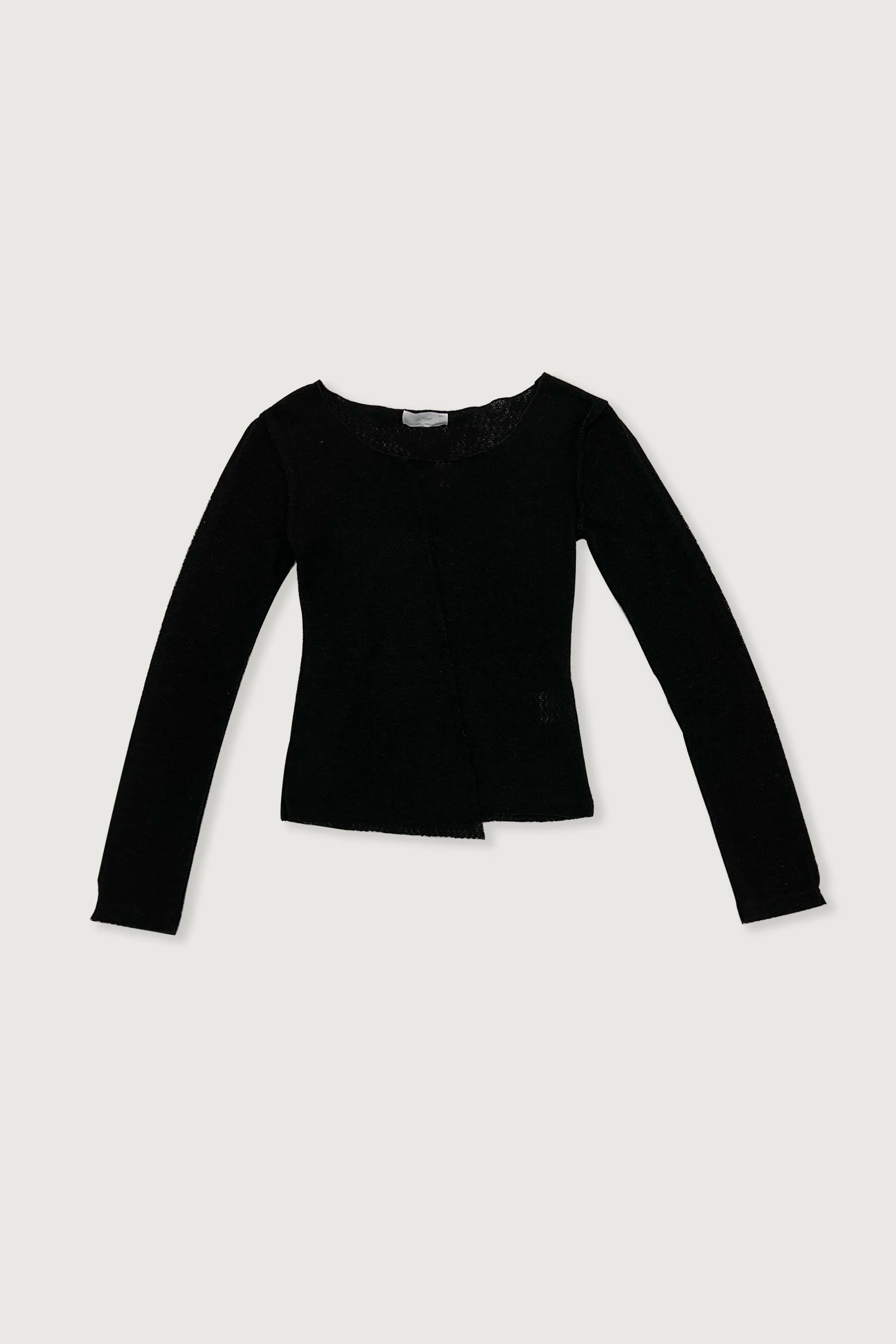 TEXTURED LONG SLEEVE TOP sold by OAK AND FORT product image thumbnail 2
