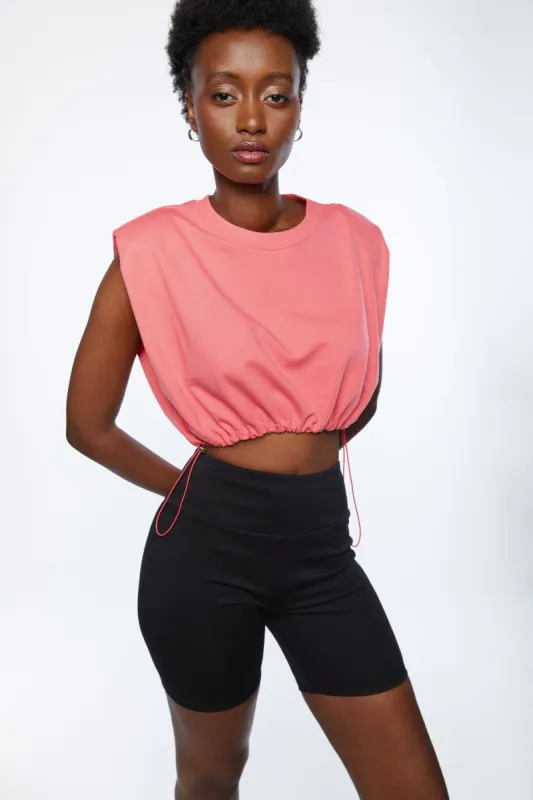 SLEEVELESS CREWNECK TEE sold by OAK AND FORT