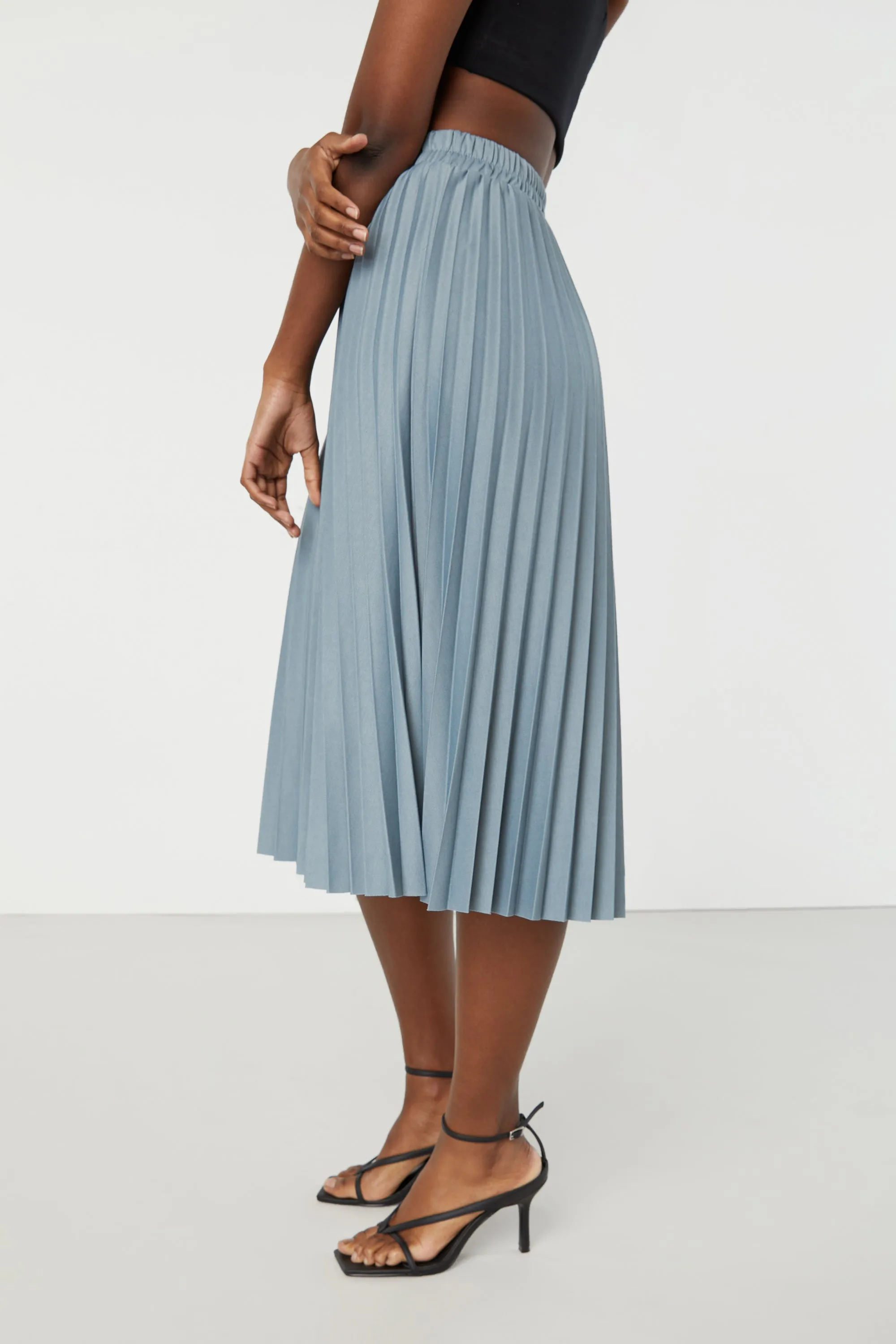 MIDI PLEATED SKIRT sold by OAK AND FORT product image thumbnail 3