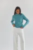 SOFT-FEEL FITTED MOCKNECK TOP sold by OAK AND FORT
