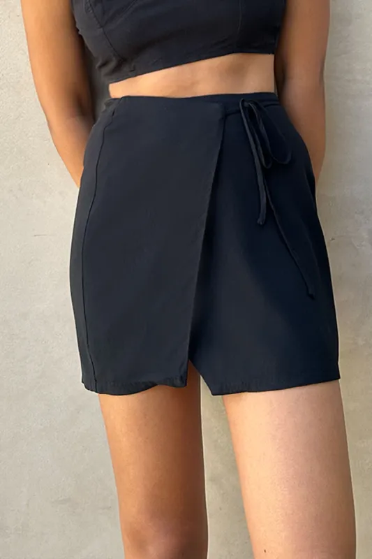 WRAP MINI SKIRT sold by OAK AND FORT