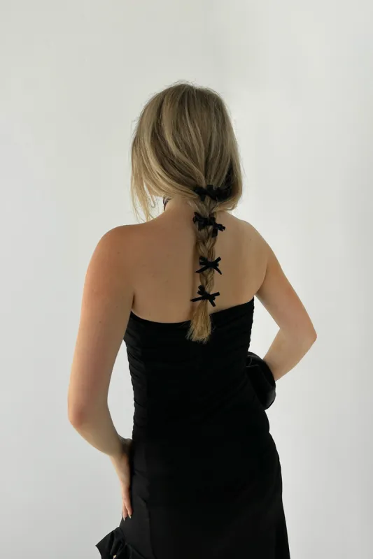 HAIR CLIP SET WITH DOUBLE BOWS sold by OAK AND FORT