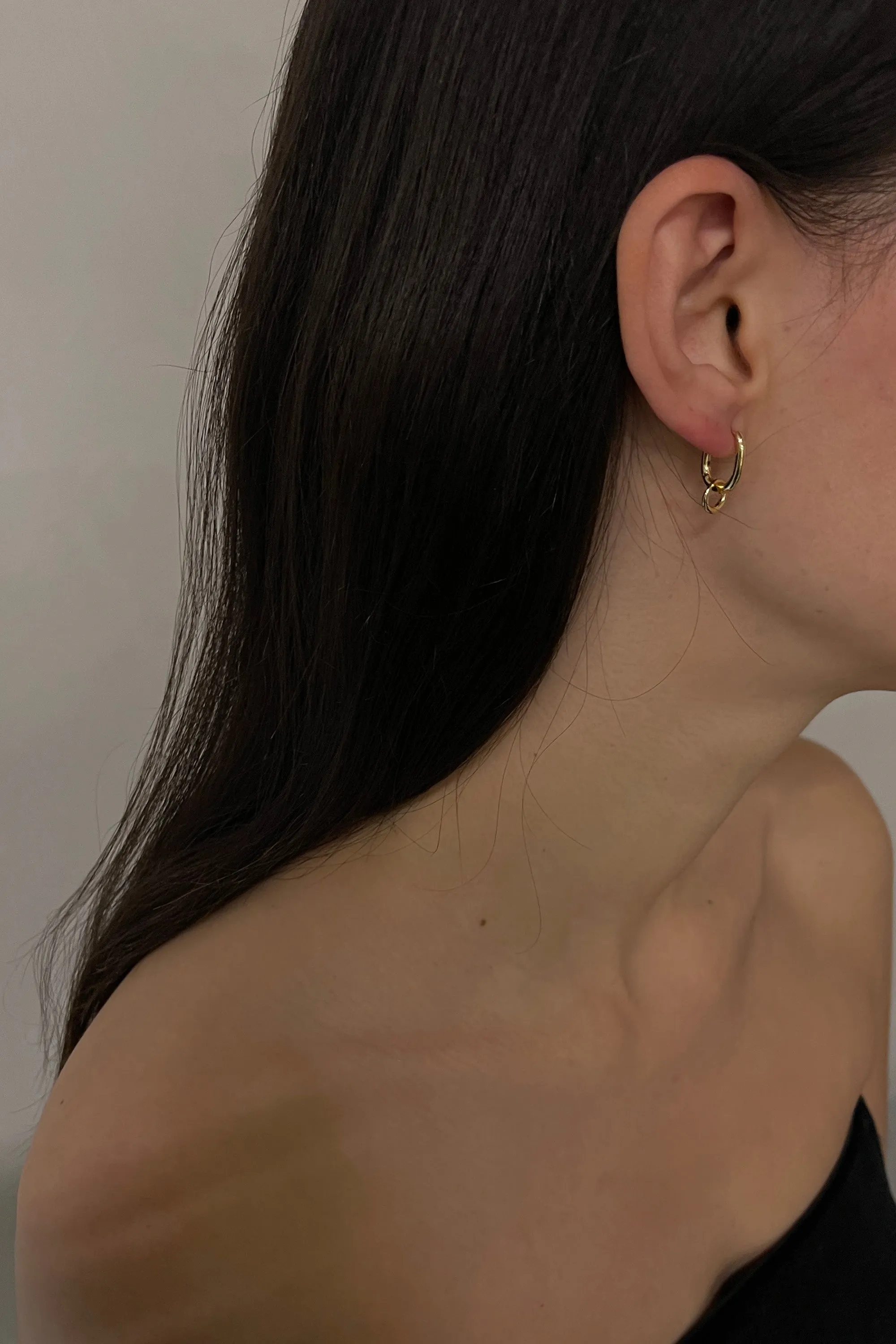 HOOP PENDANT EARRING sold by OAK AND FORT product image thumbnail 2