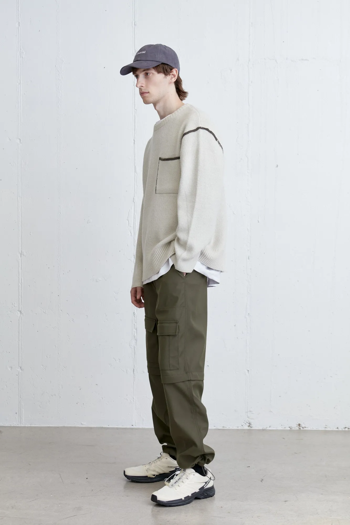 CONTRAST TRIM SWEATER sold by OAK AND FORT product image thumbnail 4