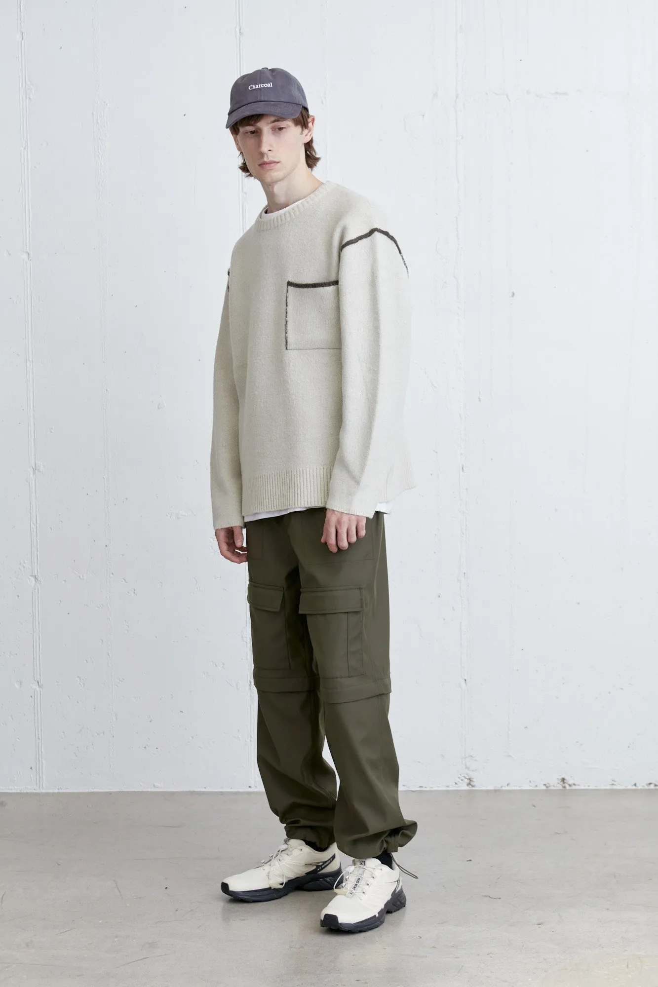 CONTRAST TRIM SWEATER sold by OAK AND FORT product image thumbnail 3