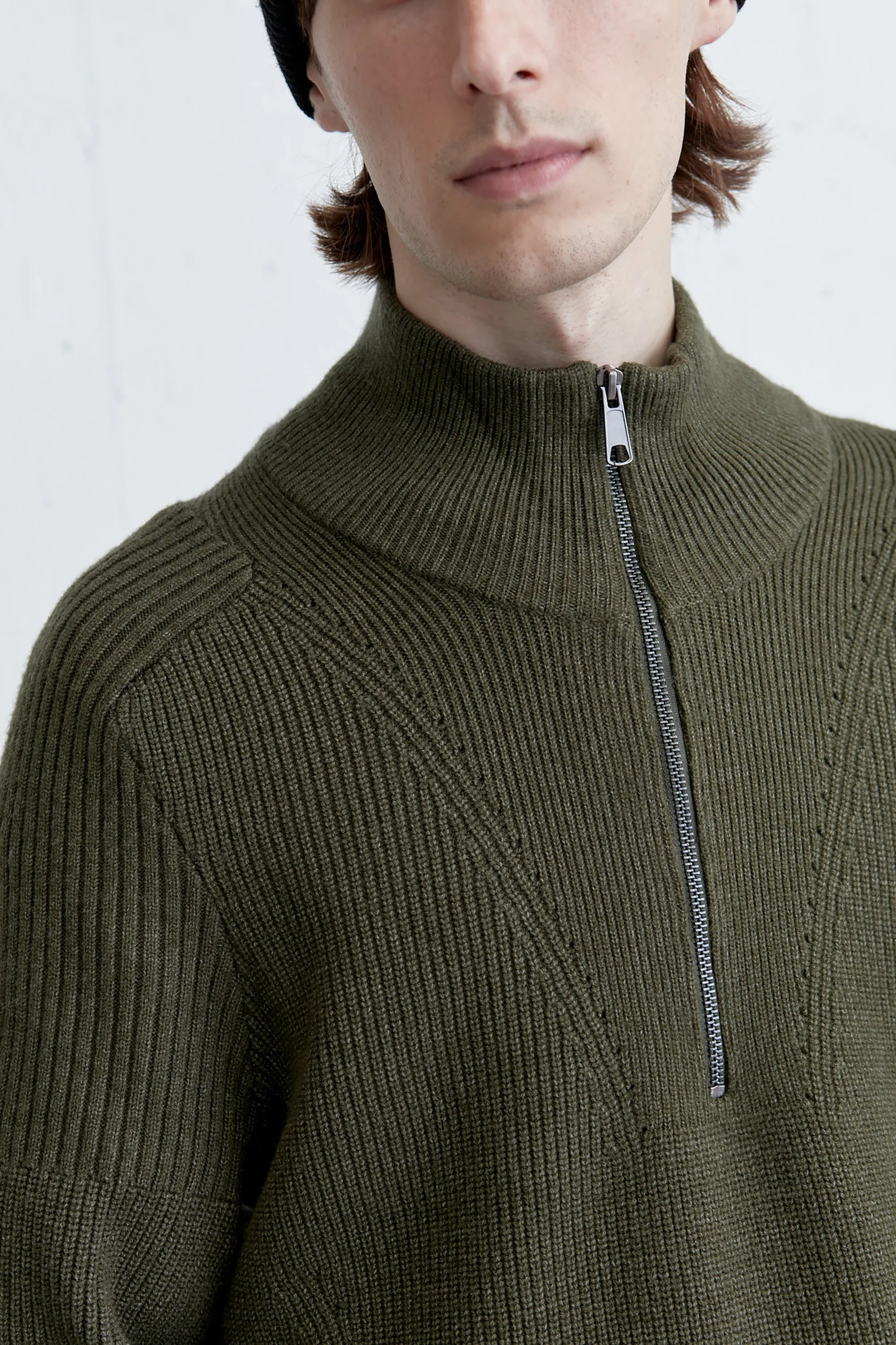 QUARTER ZIP SWEATER sold by OAK AND FORT product image thumbnail 4