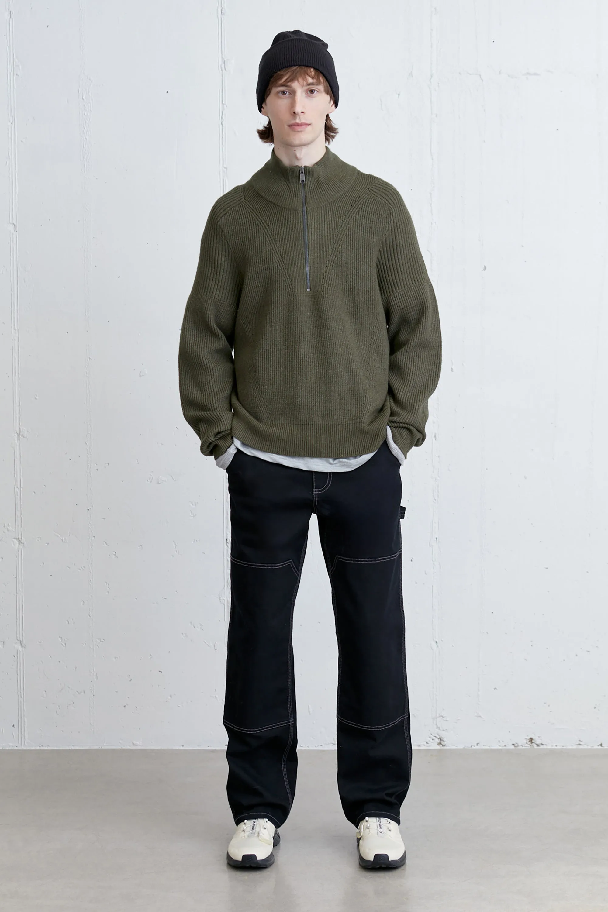 QUARTER ZIP SWEATER sold by OAK AND FORT product image thumbnail 3