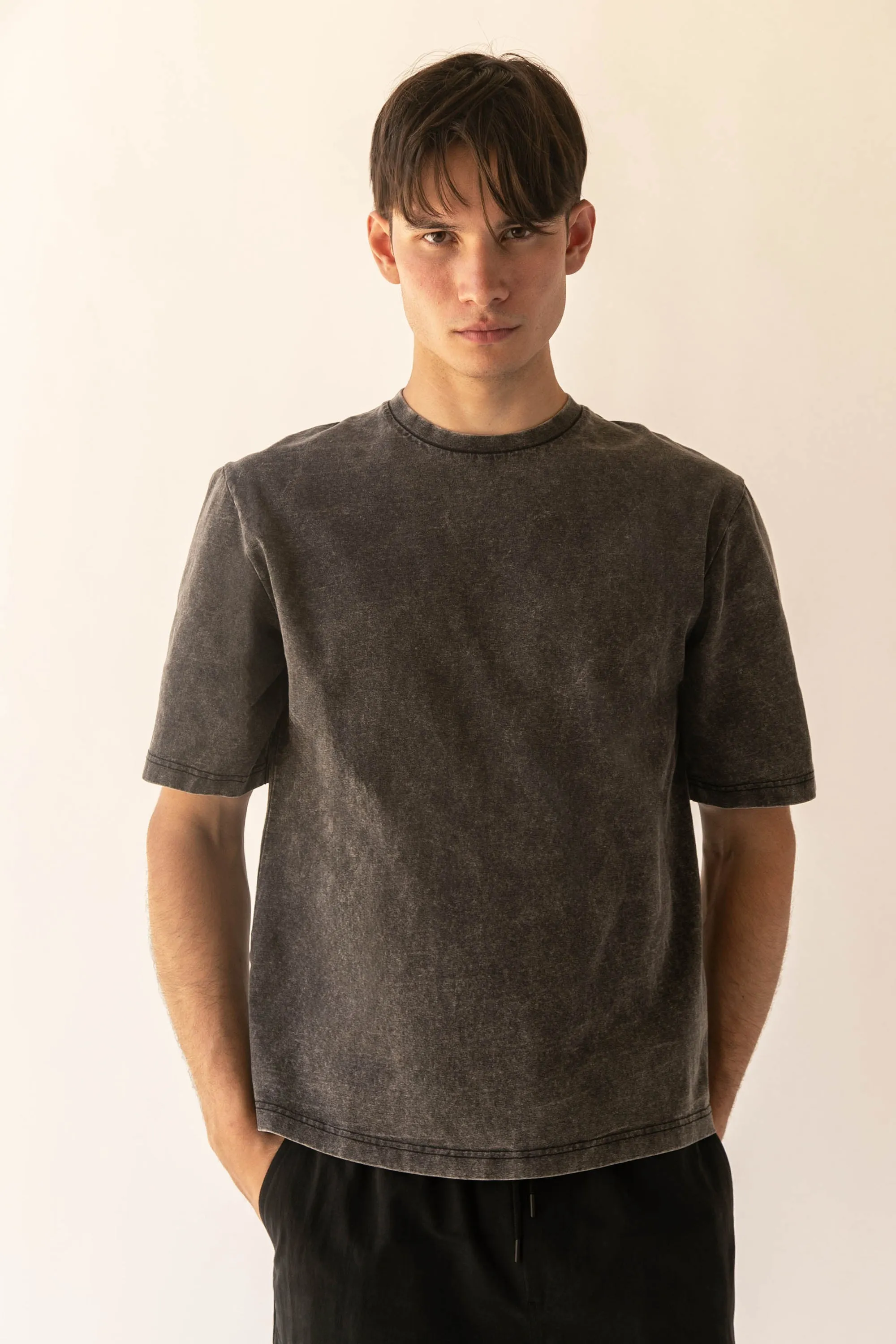 CREWNECK T-SHIRT sold by OAK AND FORT product image thumbnail 2