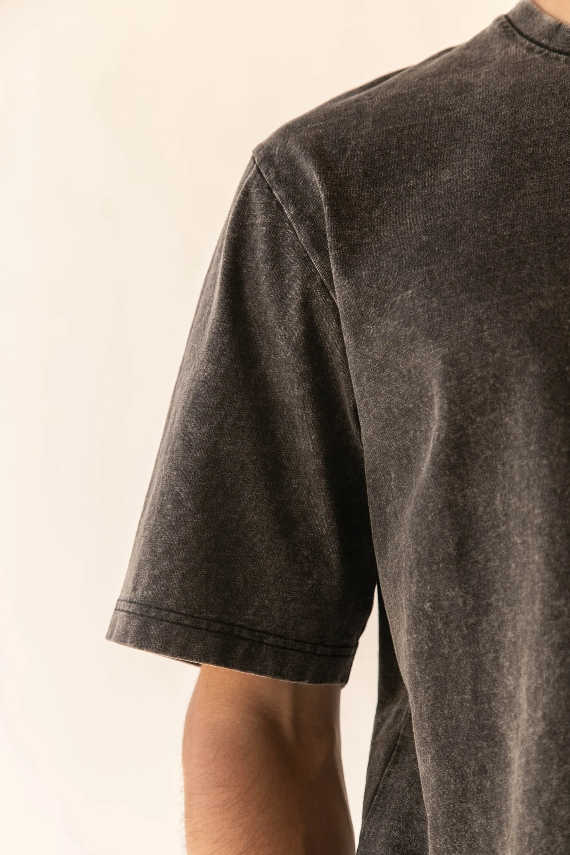 CREWNECK T-SHIRT sold by OAK AND FORT product image thumbnail 5