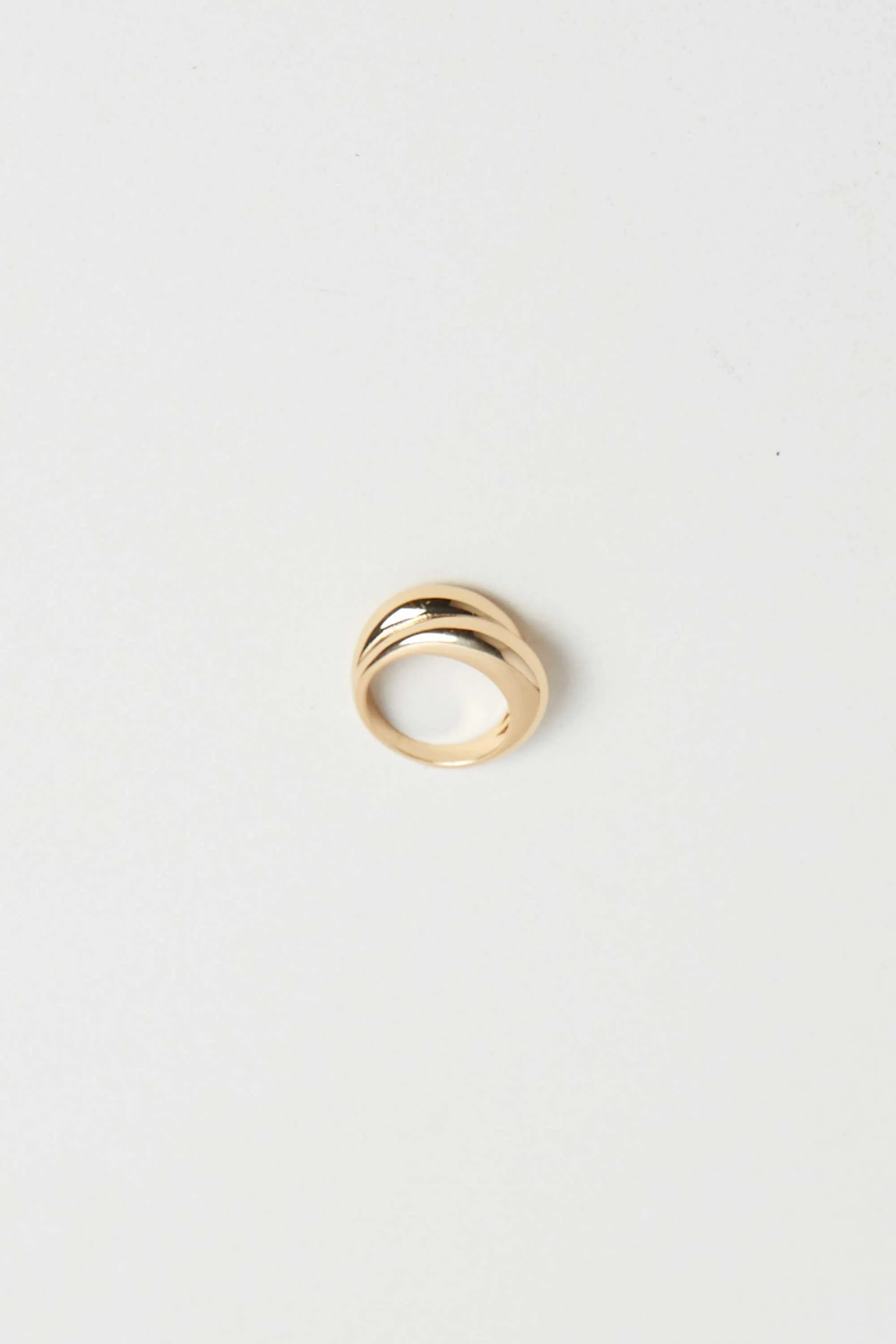 THICK DOUBLE RING sold by OAK AND FORT product image thumbnail 3