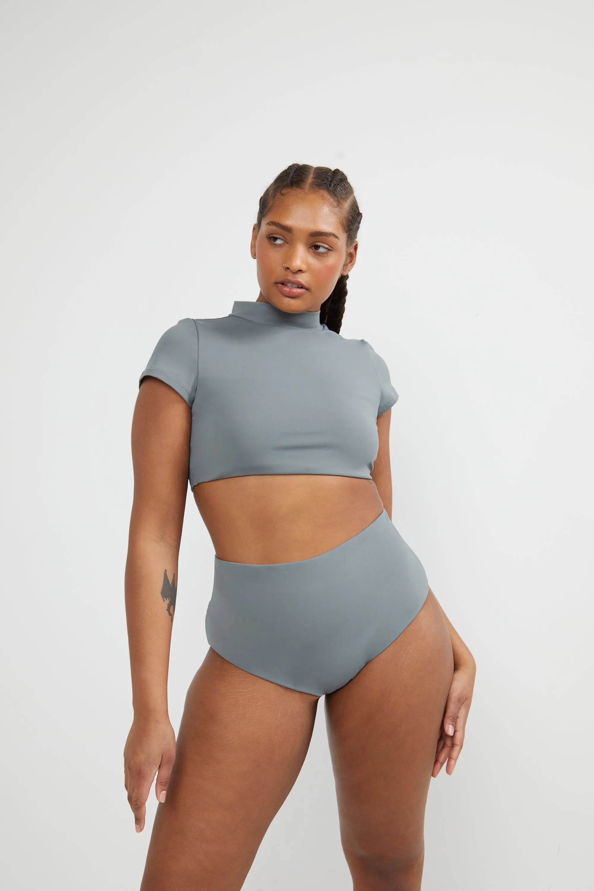 HIGH-RISE BIKINI BOTTOM sold by OAK AND FORT product image thumbnail 2