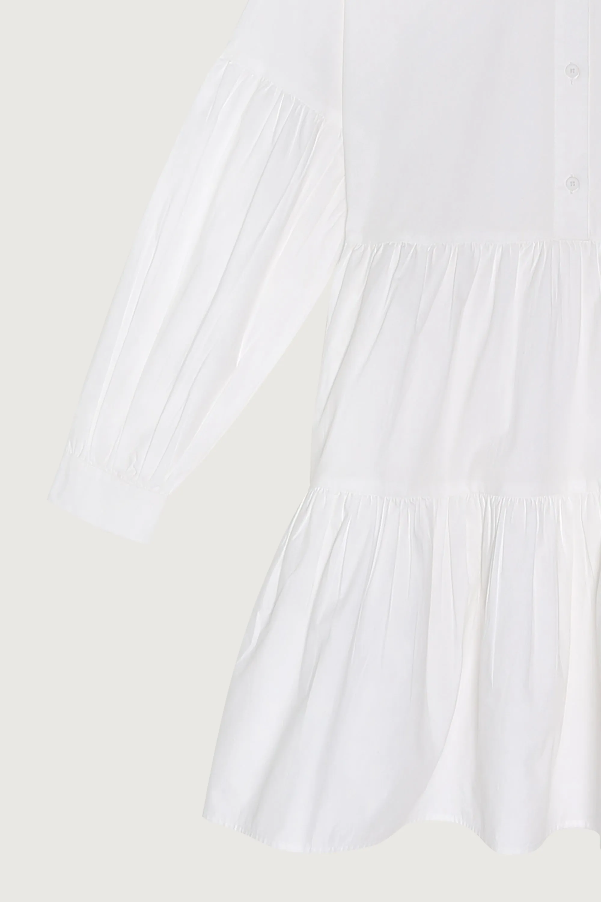 COLLARED BUTTON FRONT TIERED DRESS sold by OAK AND FORT product image thumbnail 5