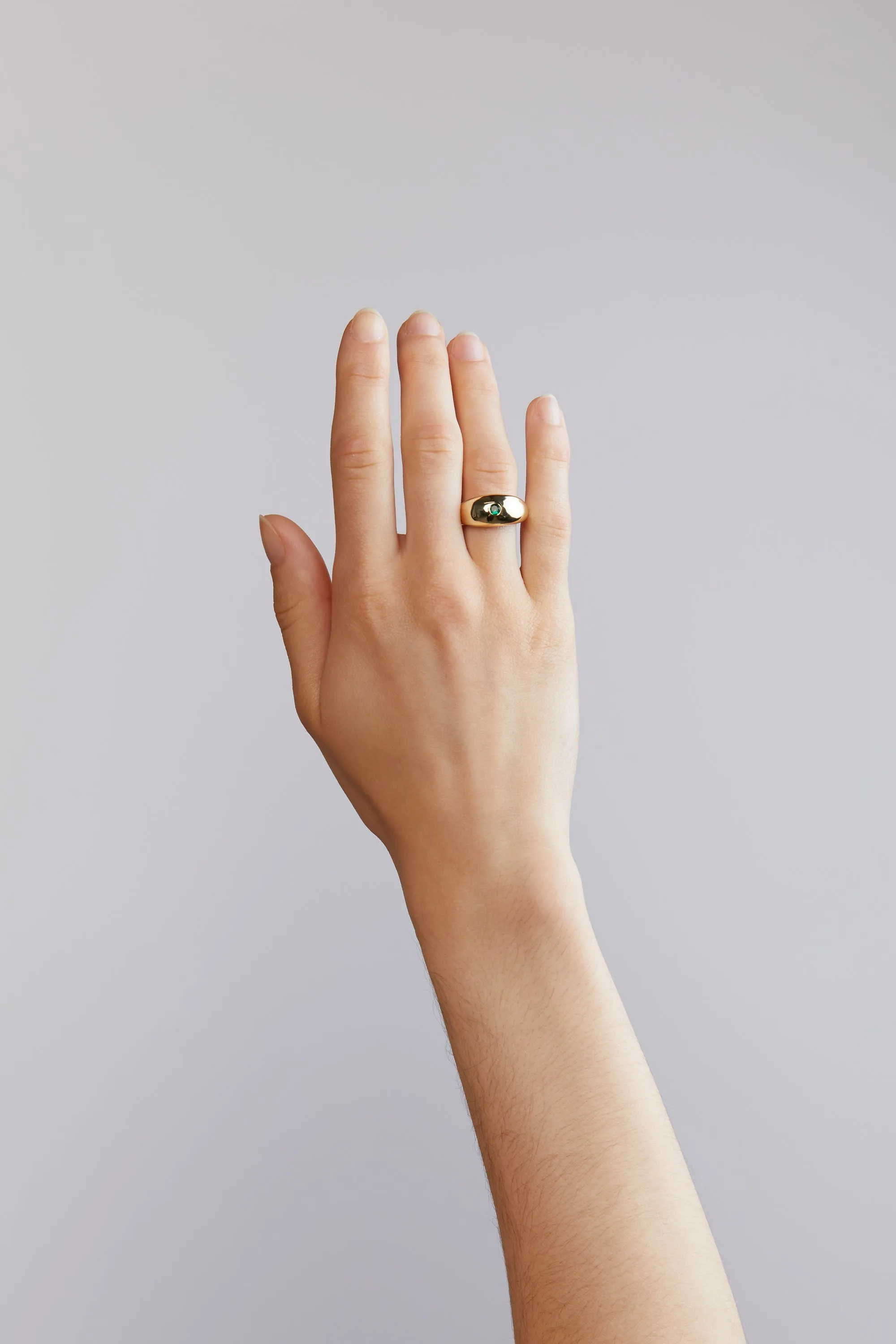 ZIRCONIA DOME RING sold by OAK AND FORT product image thumbnail 2