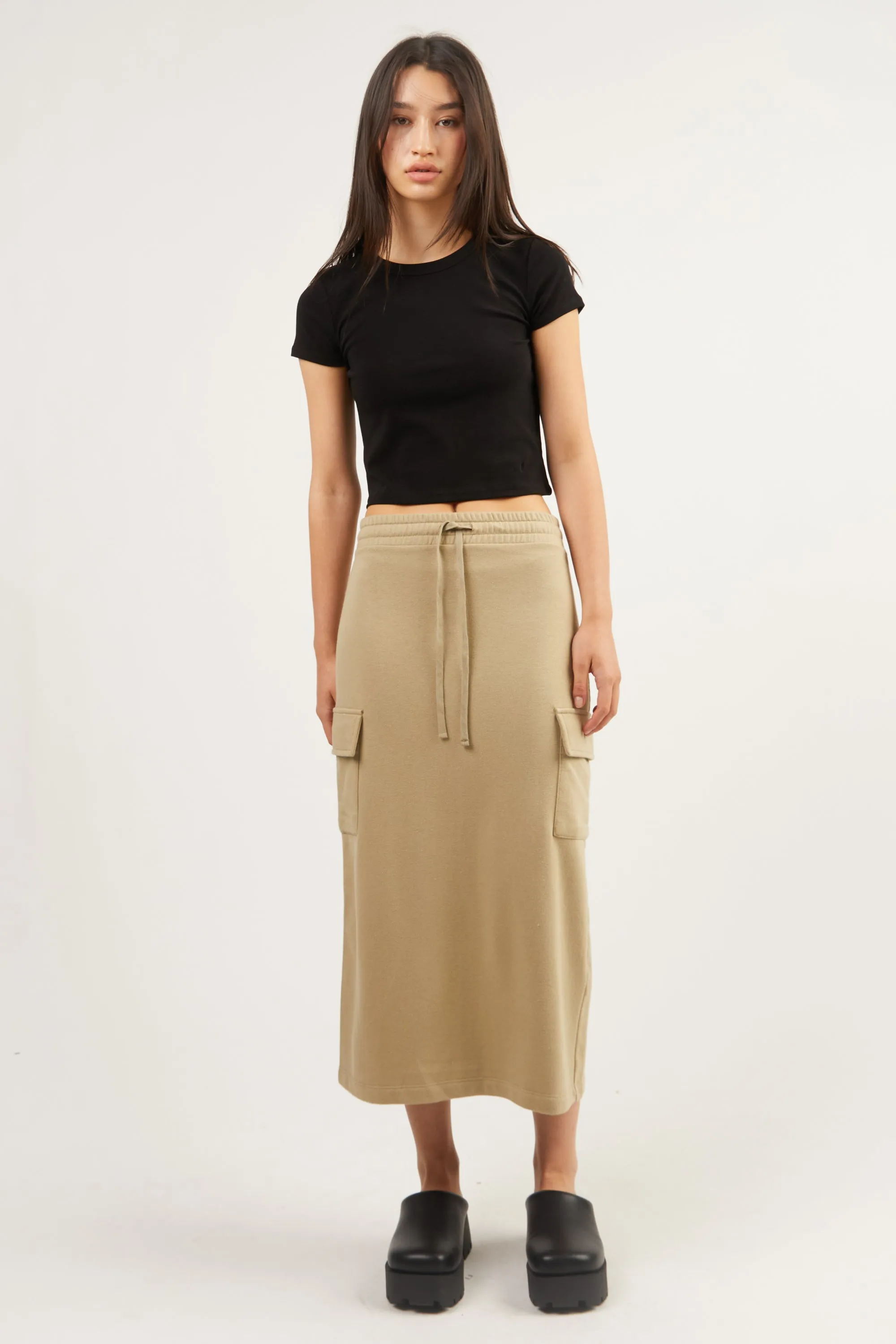 MIDI CARGO SKIRT sold by OAK AND FORT