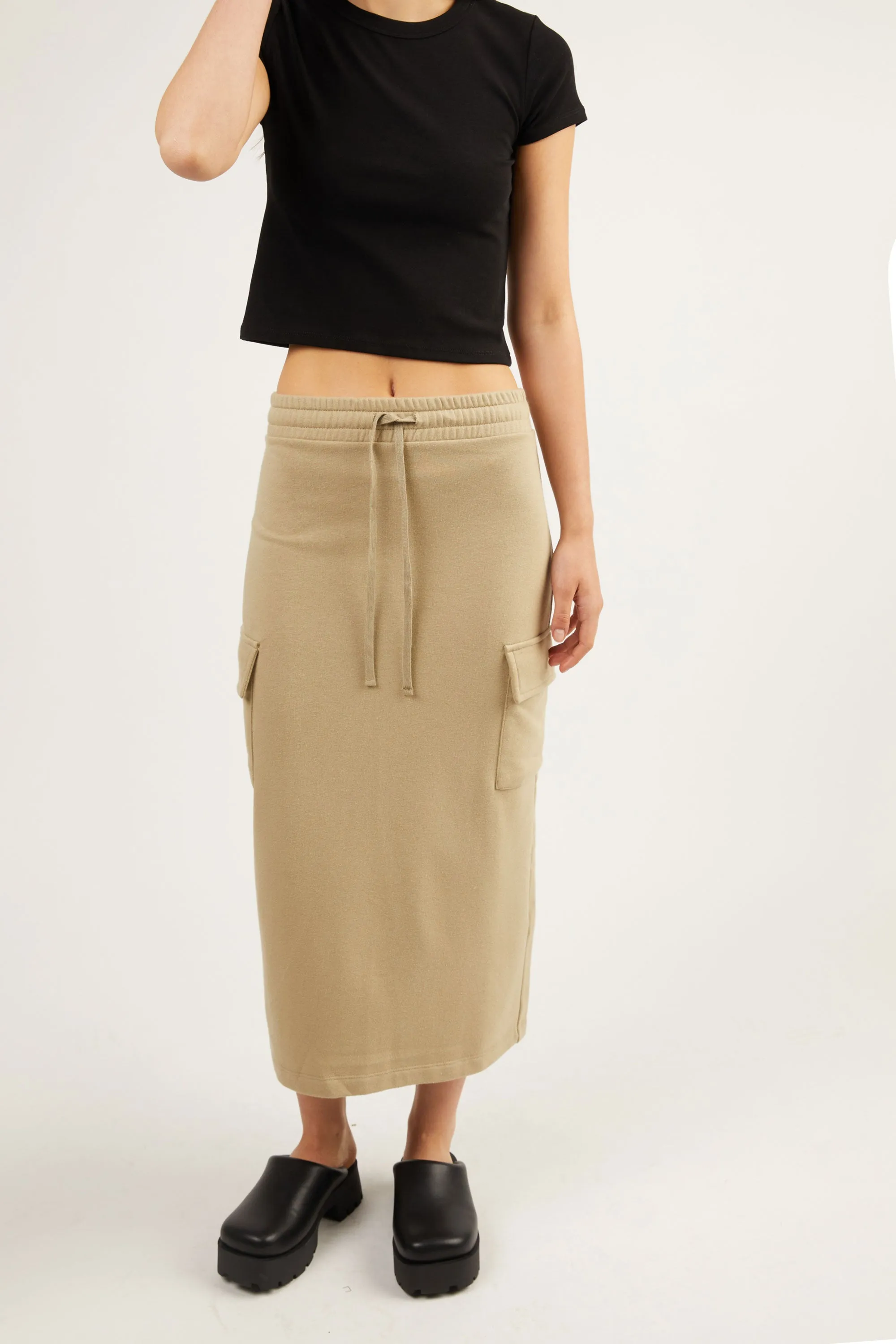 MIDI CARGO SKIRT sold by OAK AND FORT product image thumbnail 3