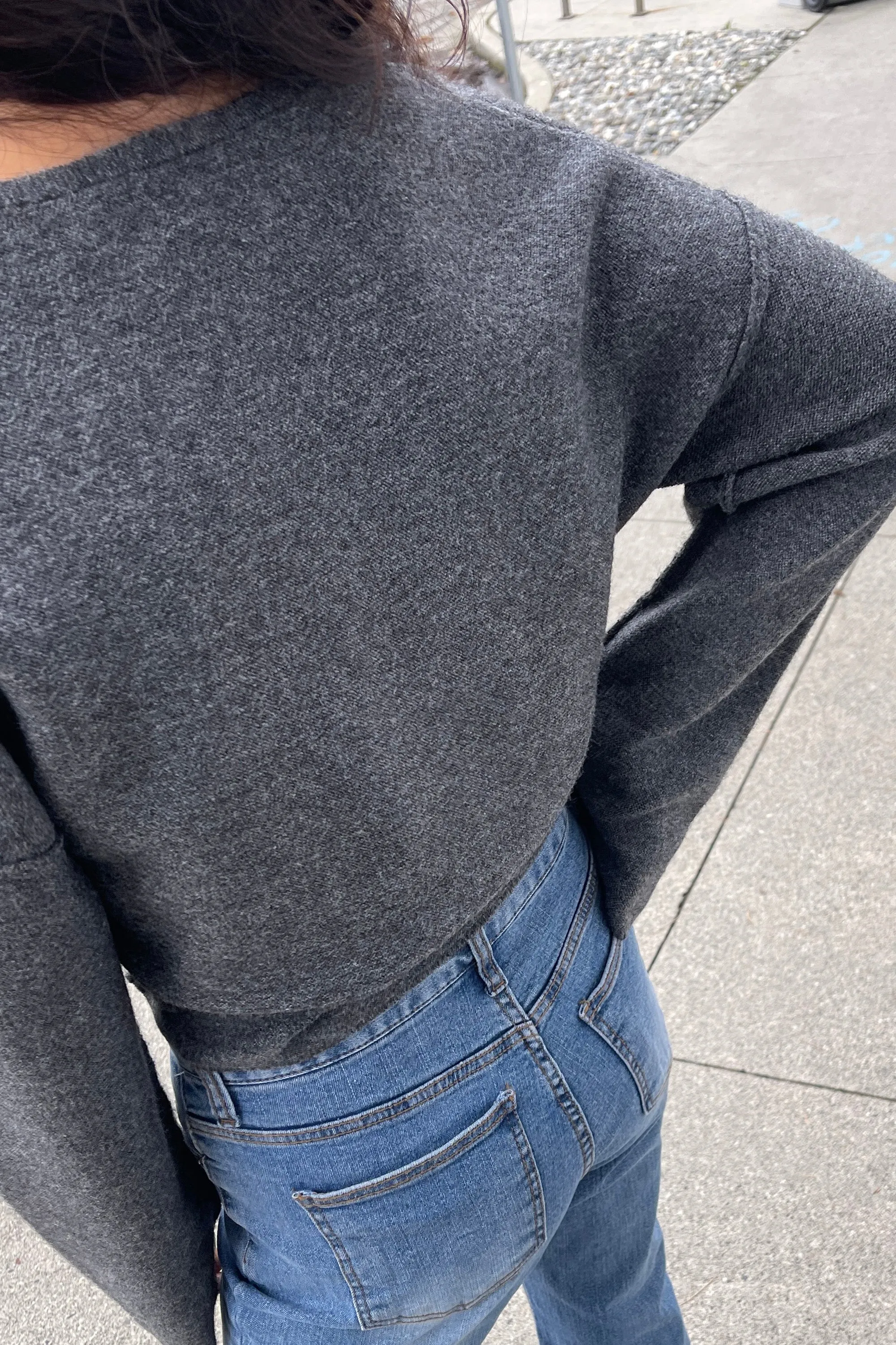 CROPPED WRAP CARDIGAN sold by OAK AND FORT product image thumbnail 5
