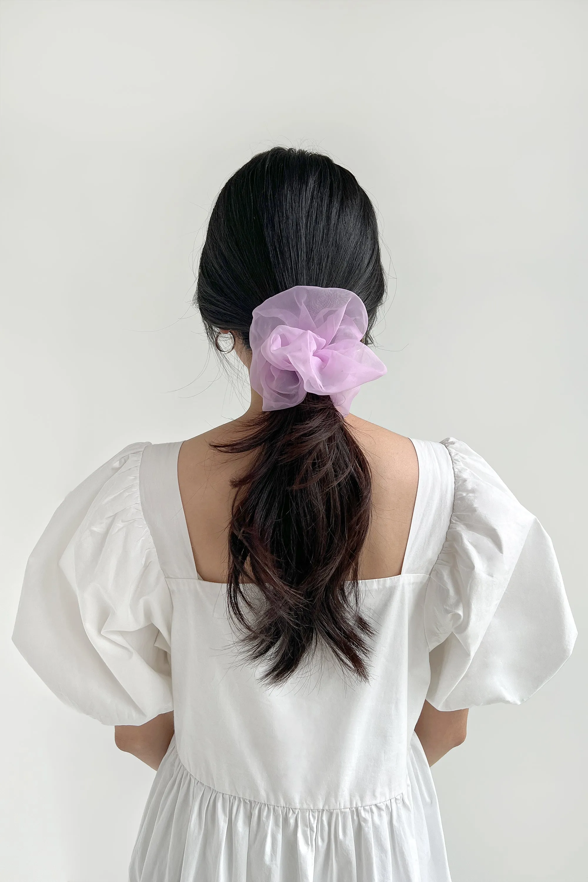 SHEER HAIR SCRUNCHIE sold by OAK AND FORT product image thumbnail 2