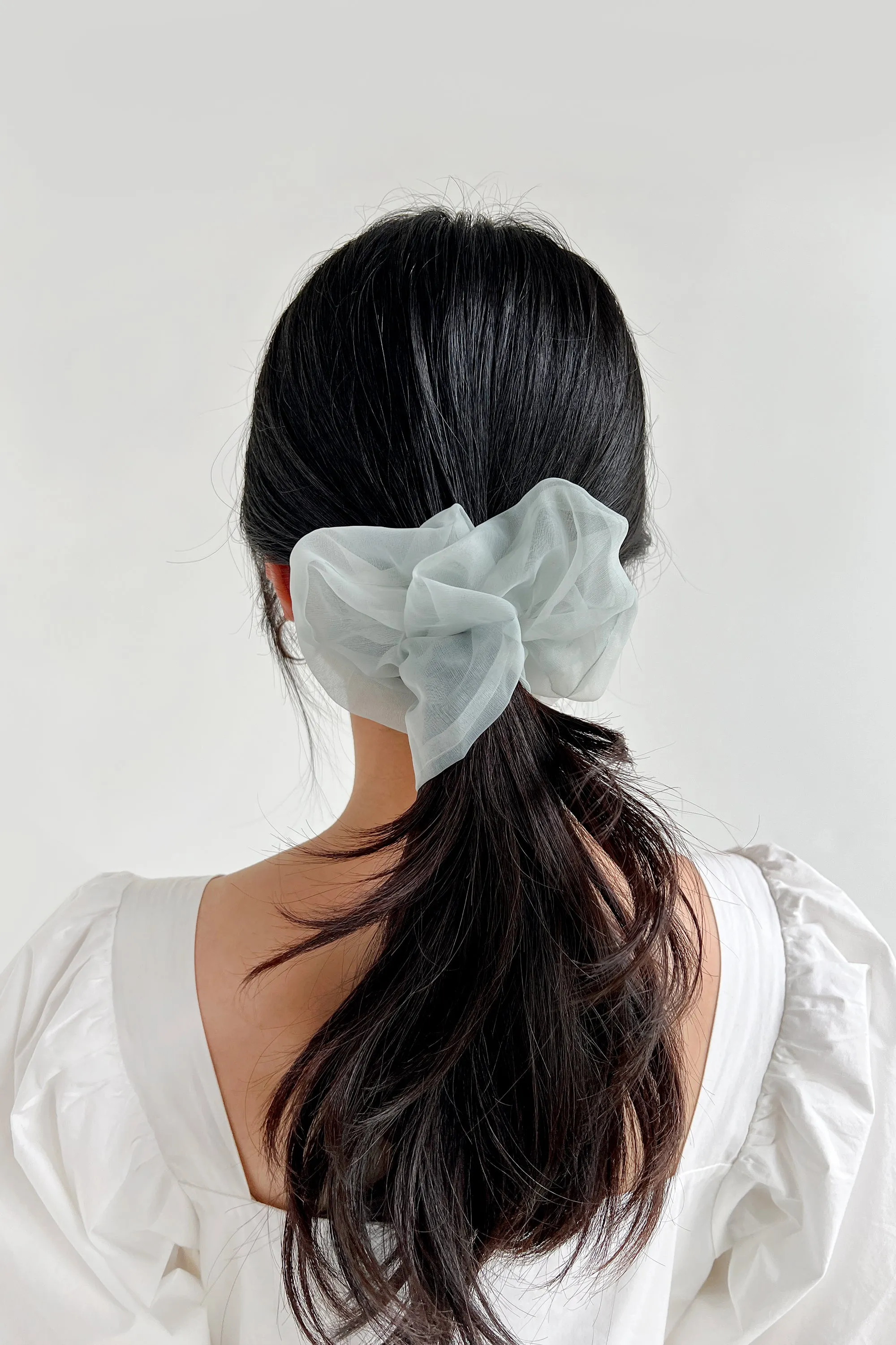 SHEER HAIR SCRUNCHIE sold by OAK AND FORT product image thumbnail 4