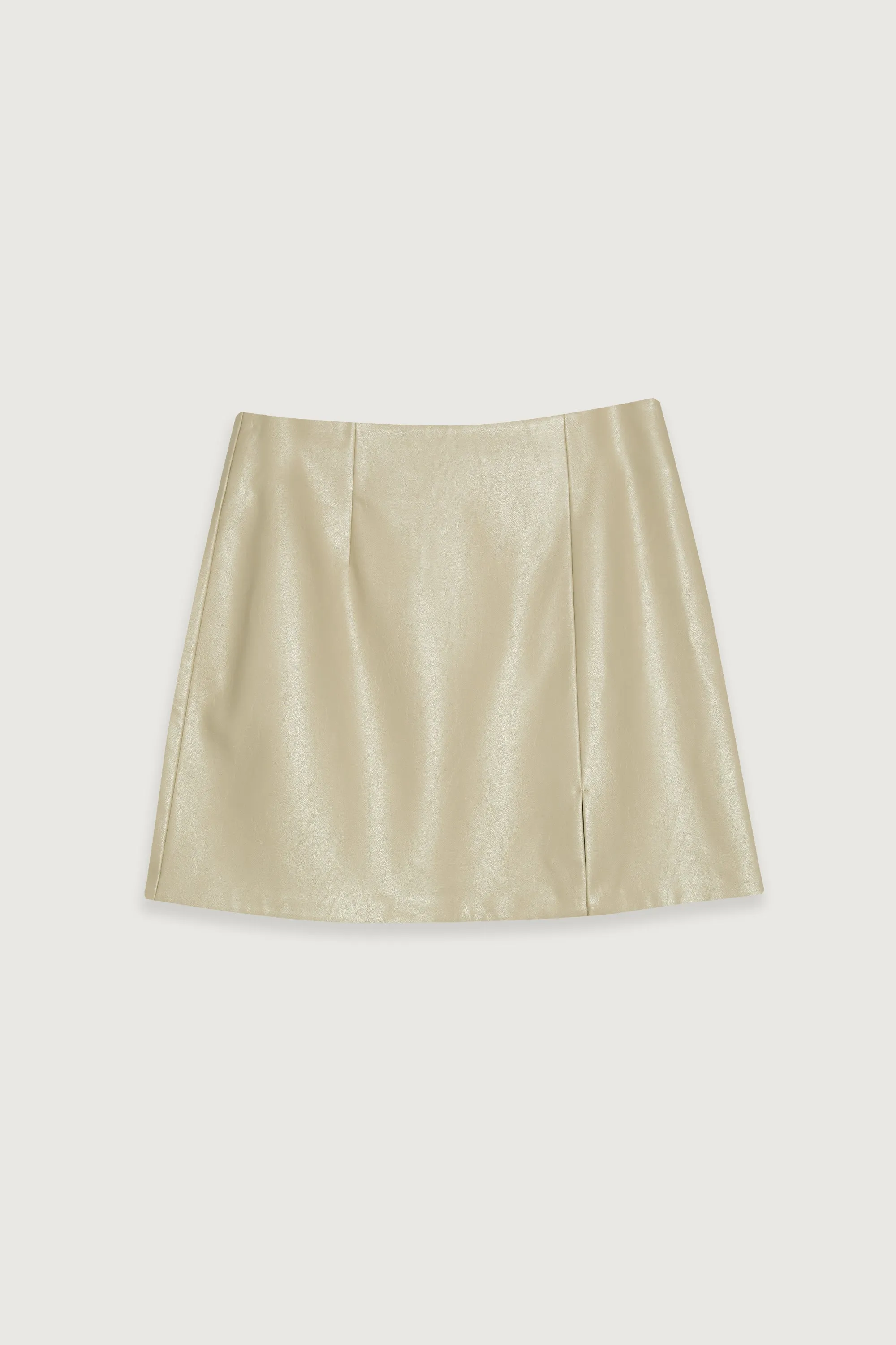 VEGAN LEATHER MINI SKIRT sold by OAK AND FORT product image thumbnail 4