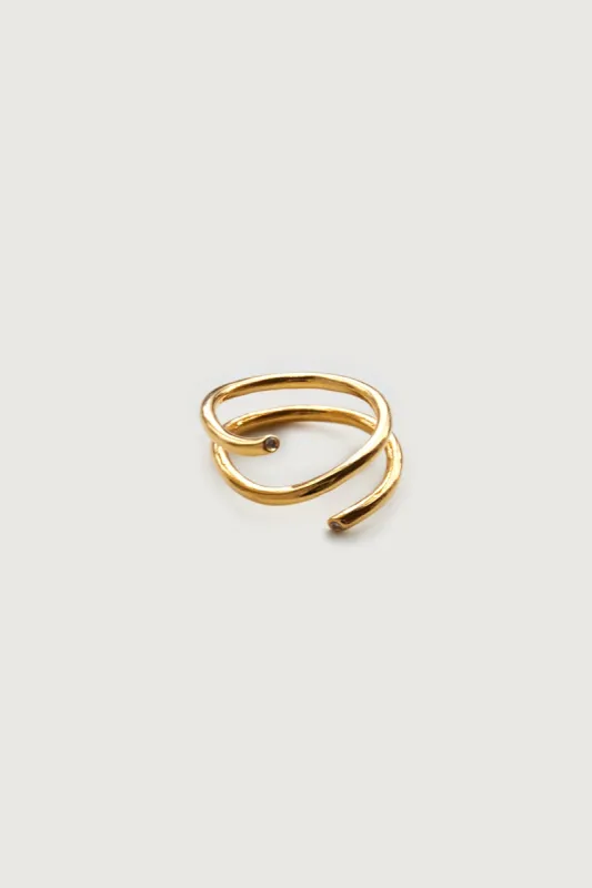 COIL SHAPE RING sold by OAK AND FORT