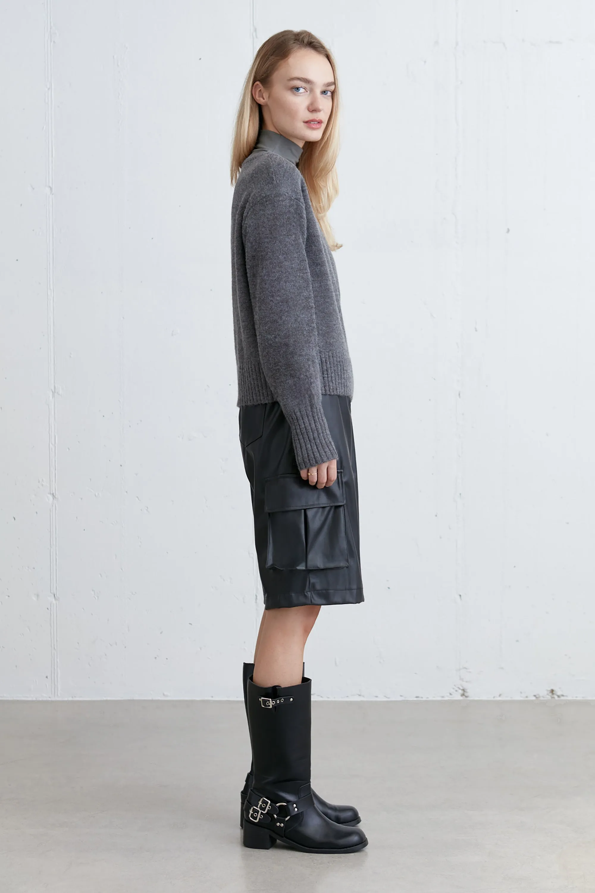 RELAXED FIT CREWNECK SWEATER sold by OAK AND FORT product image thumbnail 4