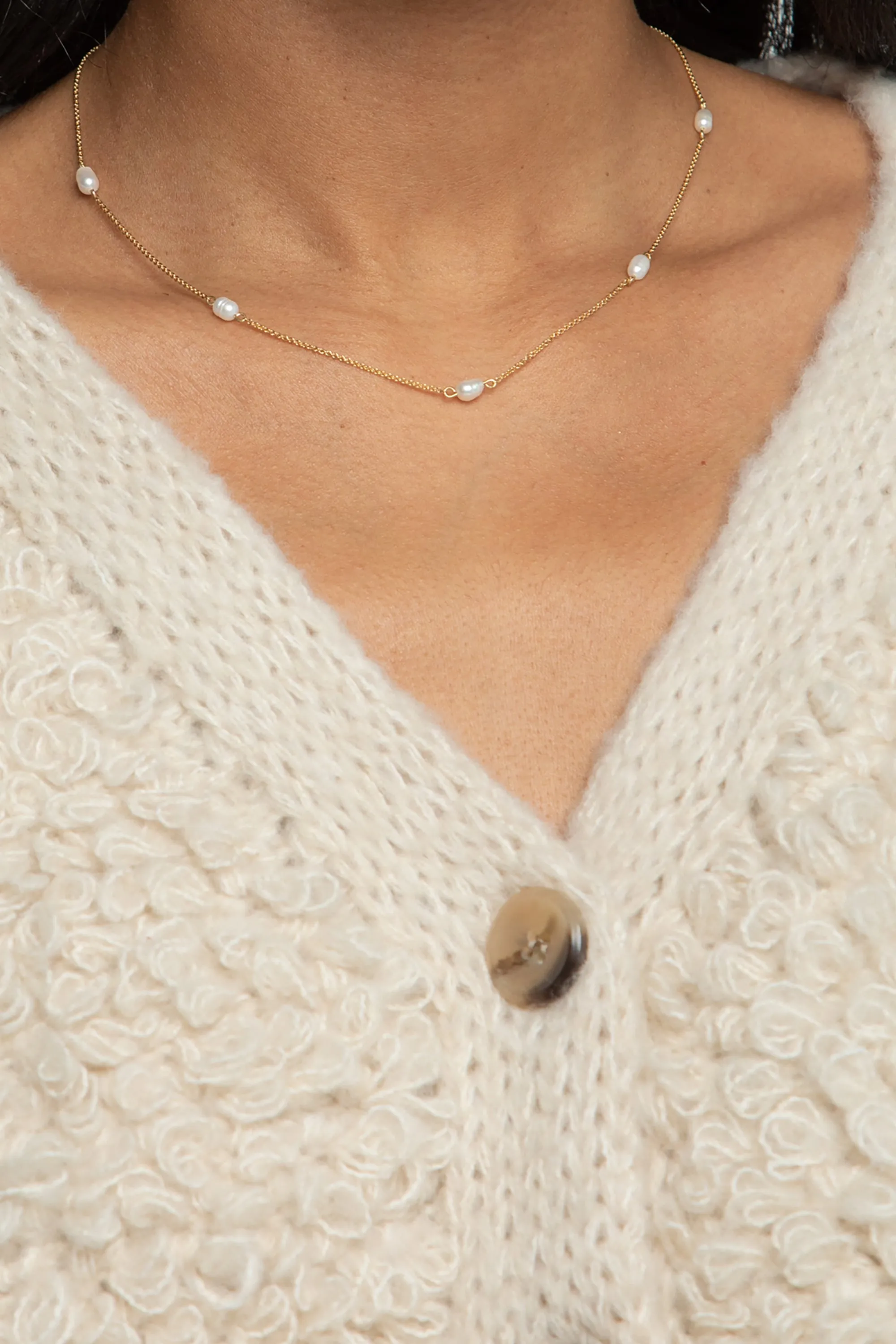 PEARL DETAIL NECKLACE sold by OAK AND FORT product image thumbnail 3