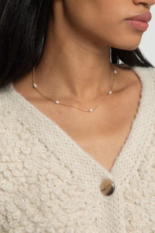 PEARL DETAIL NECKLACE sold by OAK AND FORT