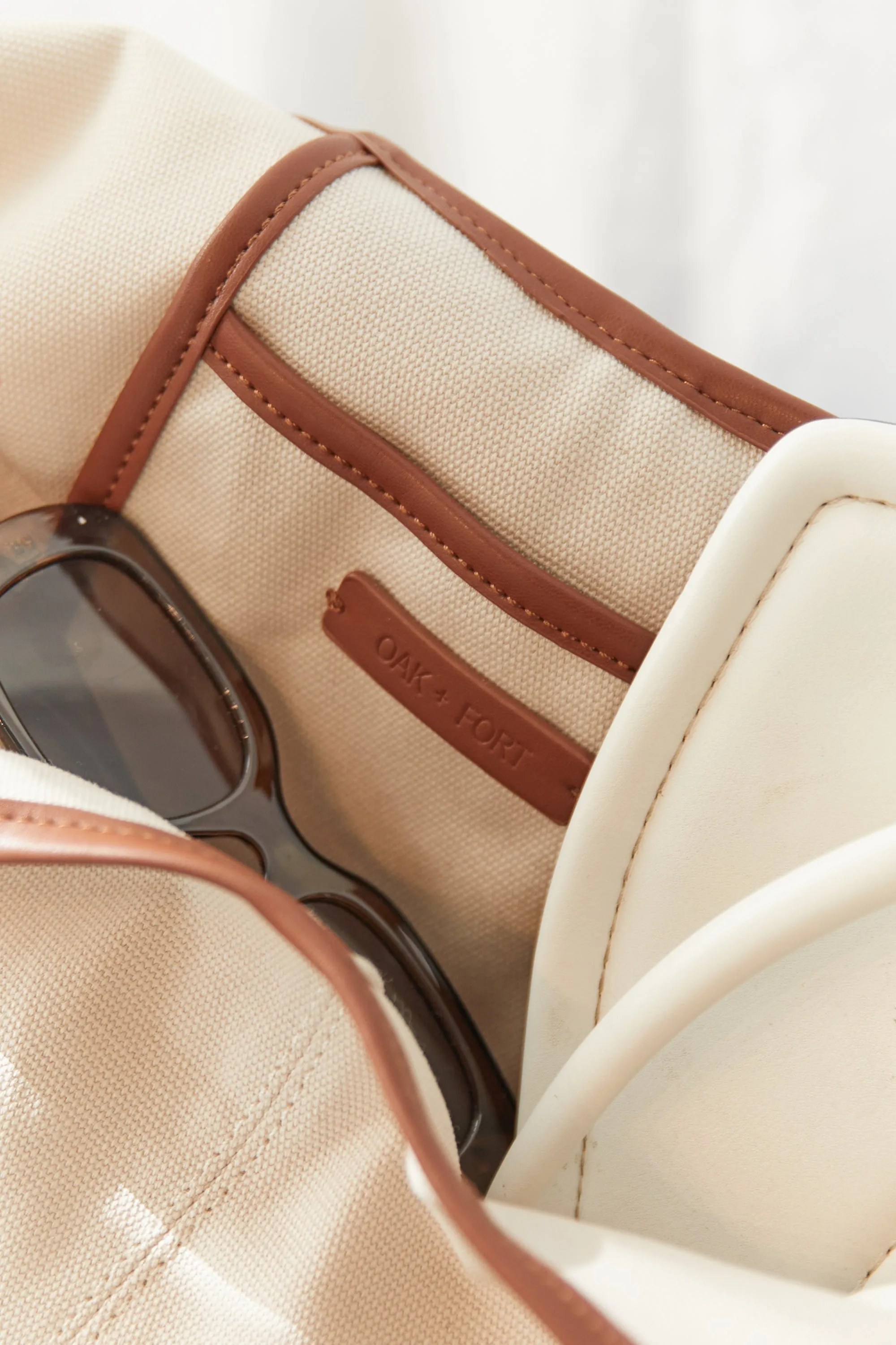 CANVAS BEACH TOTE sold by OAK AND FORT product image thumbnail 2