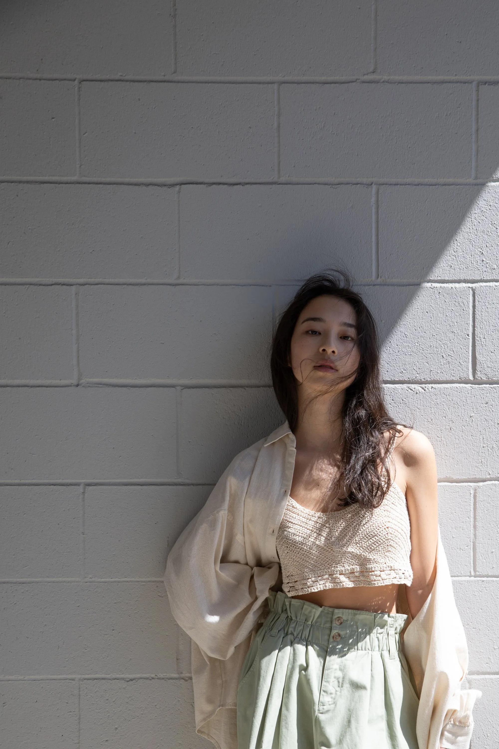 PAPERBAG WAIST PANTS sold by OAK AND FORT product image thumbnail 2