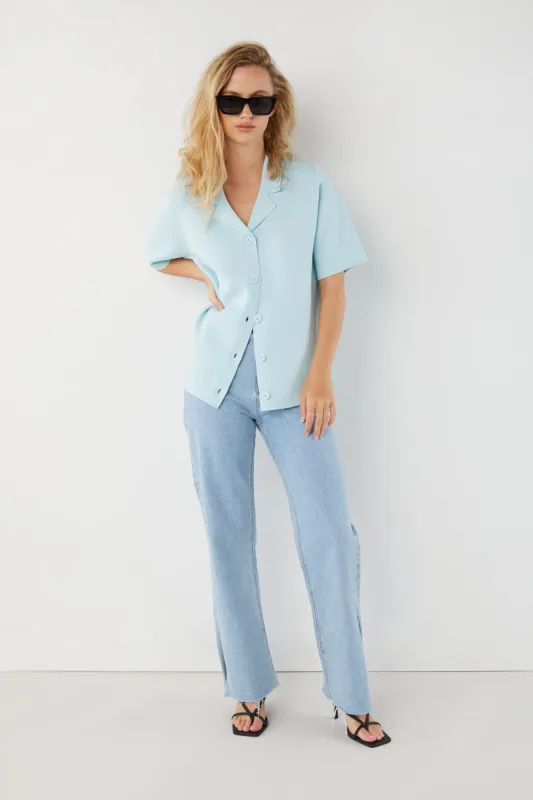 OVERSIZED COLLARED CARDIGAN sold by OAK AND FORT