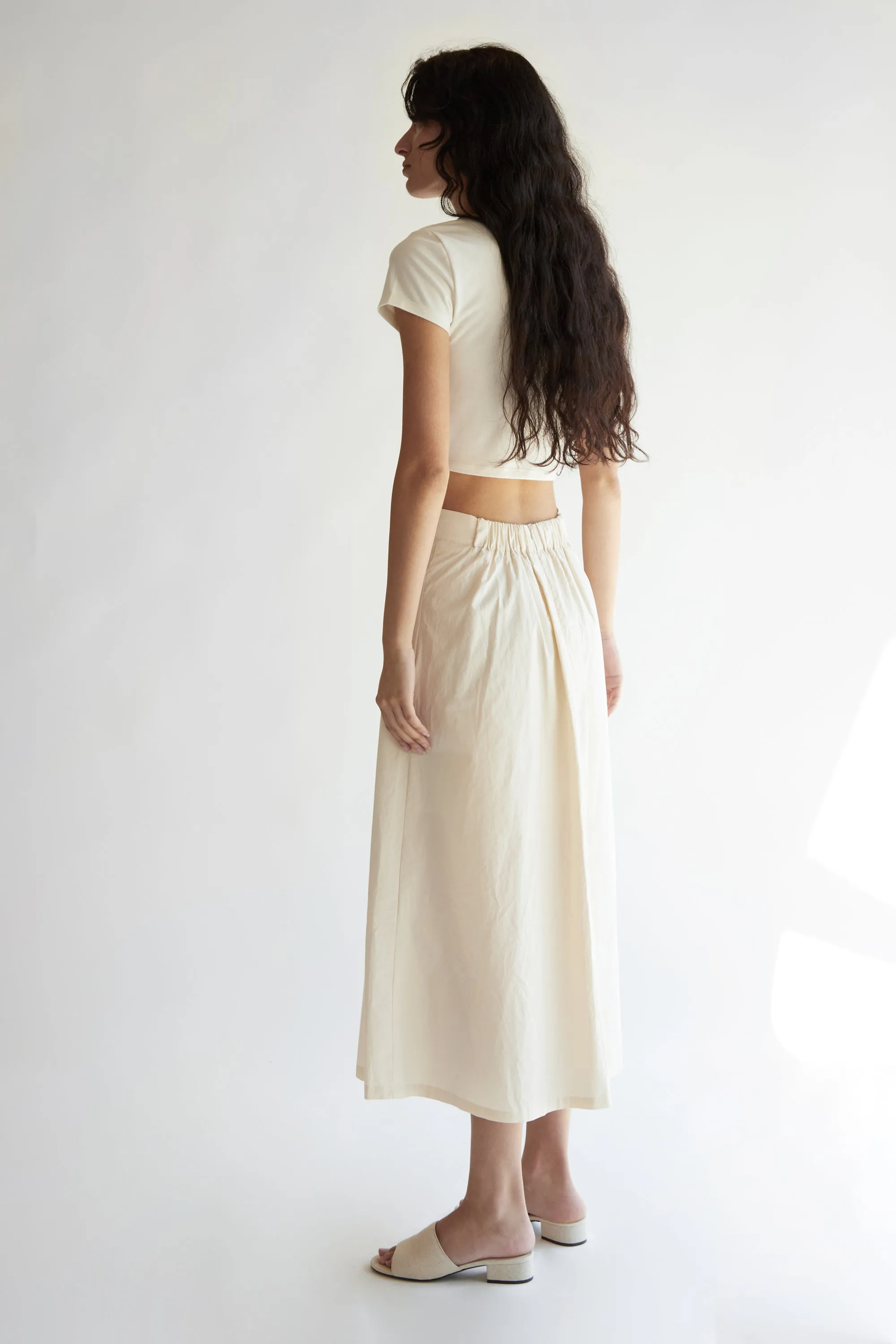 MIDI A-LINE SKIRT sold by OAK AND FORT product image thumbnail 4