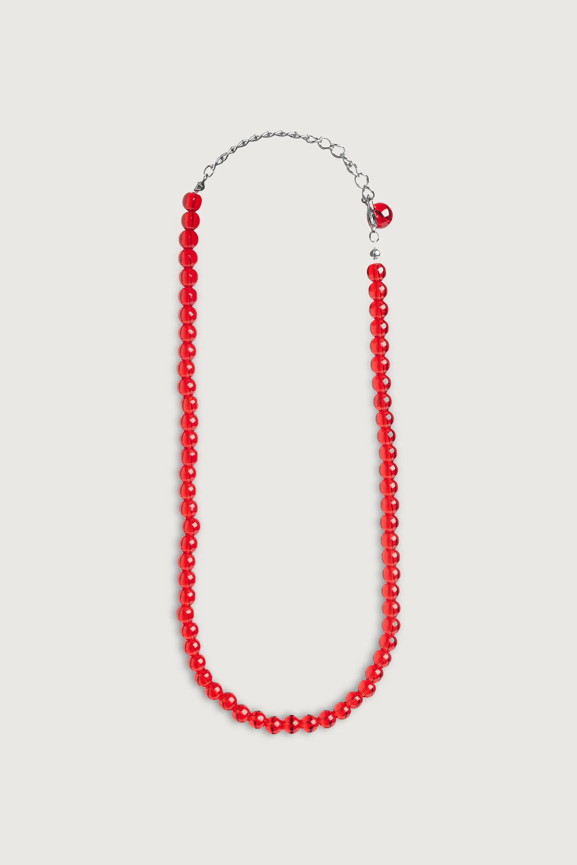RED BEADED NECKLACE sold by OAK AND FORT product image thumbnail 3