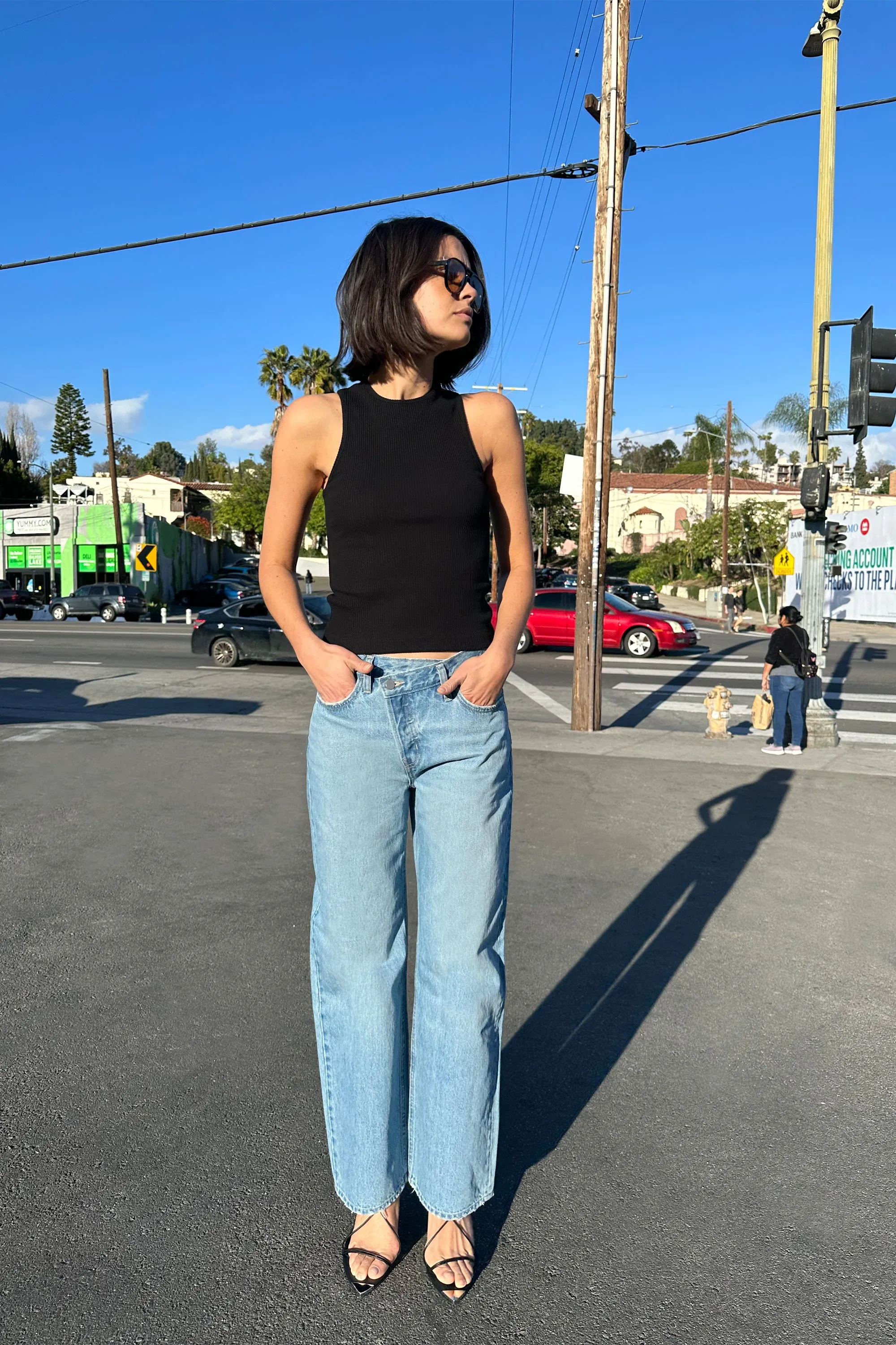 CROSSFRONT STRAIGHT LEG JEAN sold by OAK AND FORT product image thumbnail 3