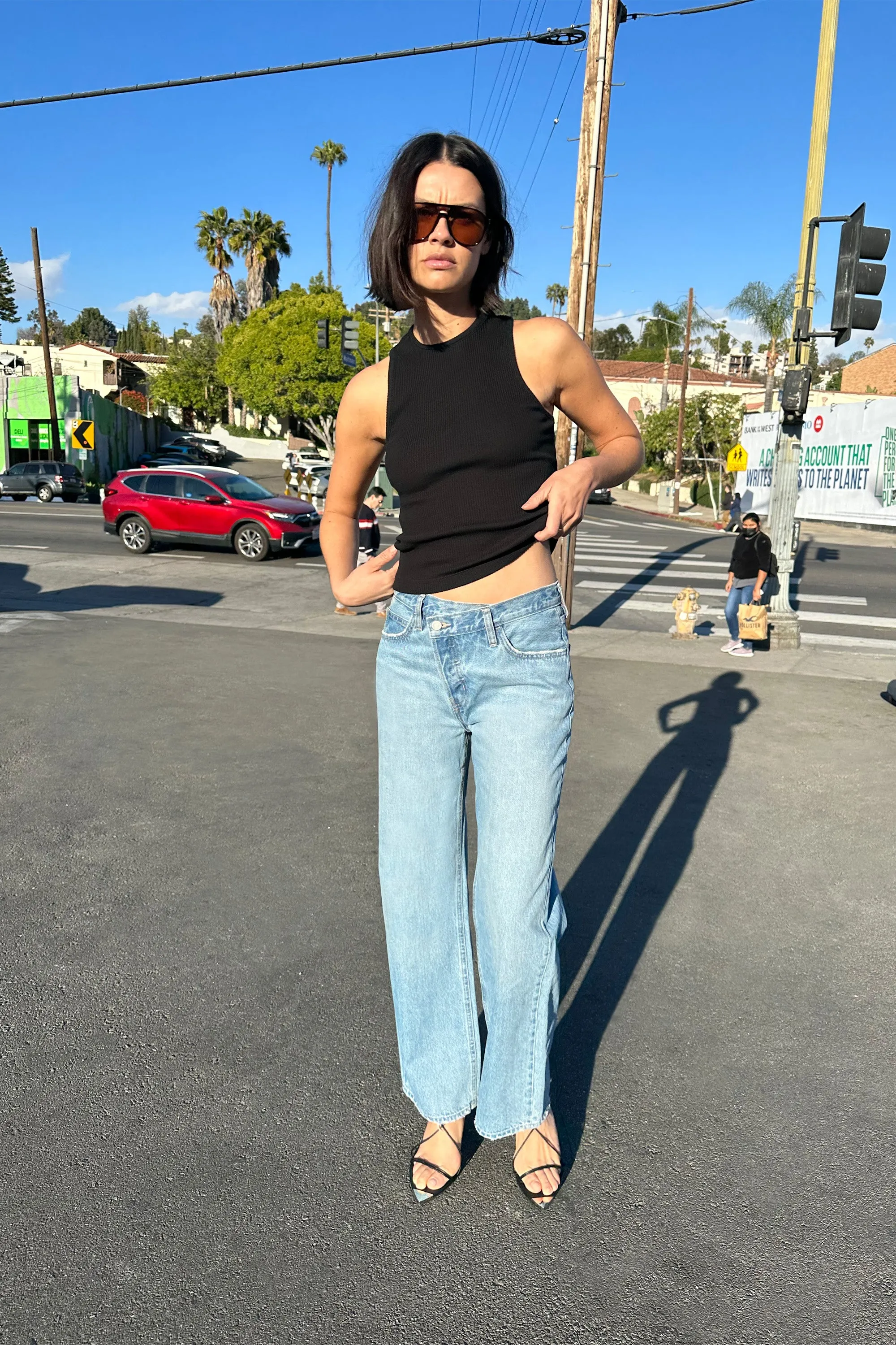 CROSSFRONT STRAIGHT LEG JEAN sold by OAK AND FORT product image thumbnail 2