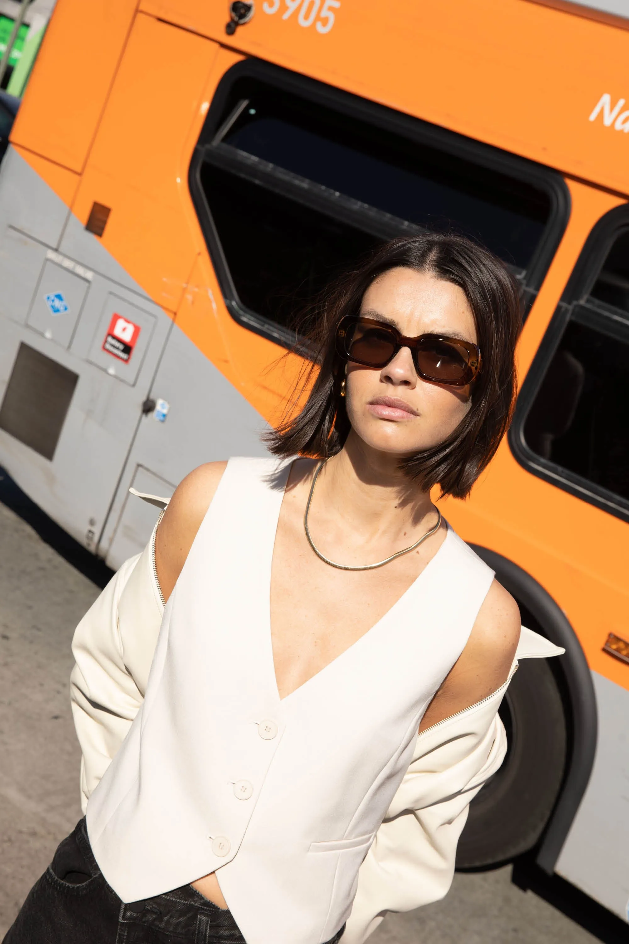 RECTANGLE SUNGLASSES sold by OAK AND FORT product image thumbnail 4