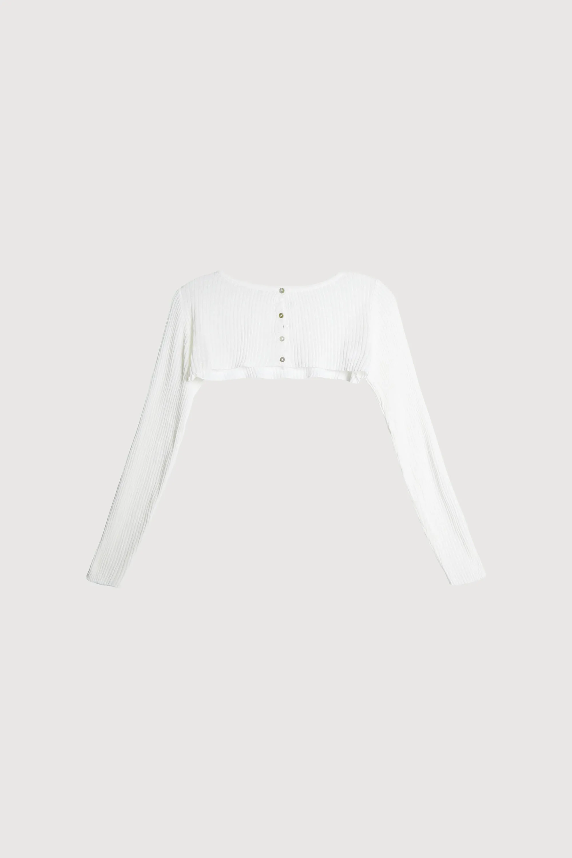 ULTRA CROPPED BUTTON UP TOP sold by OAK AND FORT product image thumbnail 5