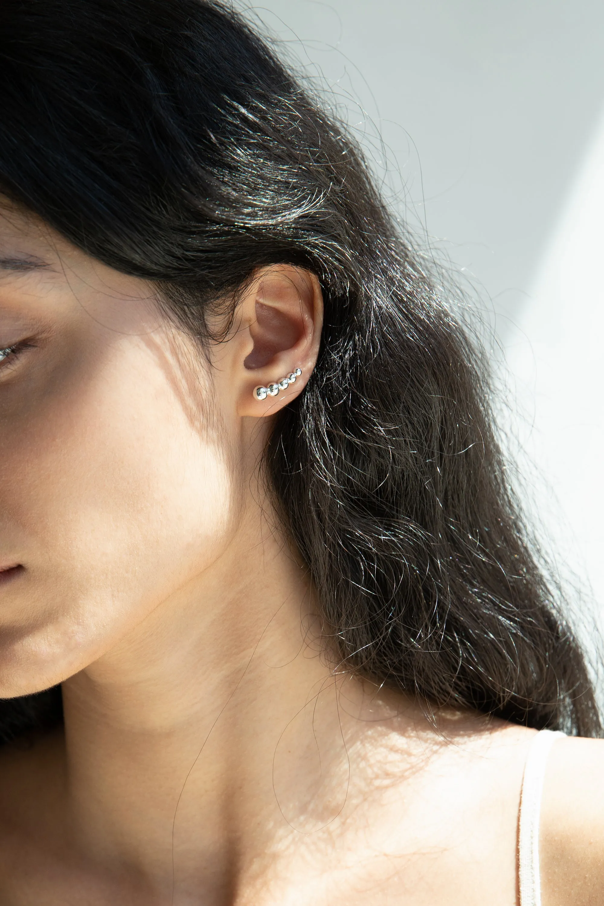 CLIMBER SPHERE EARRINGS sold by OAK AND FORT product image thumbnail 3